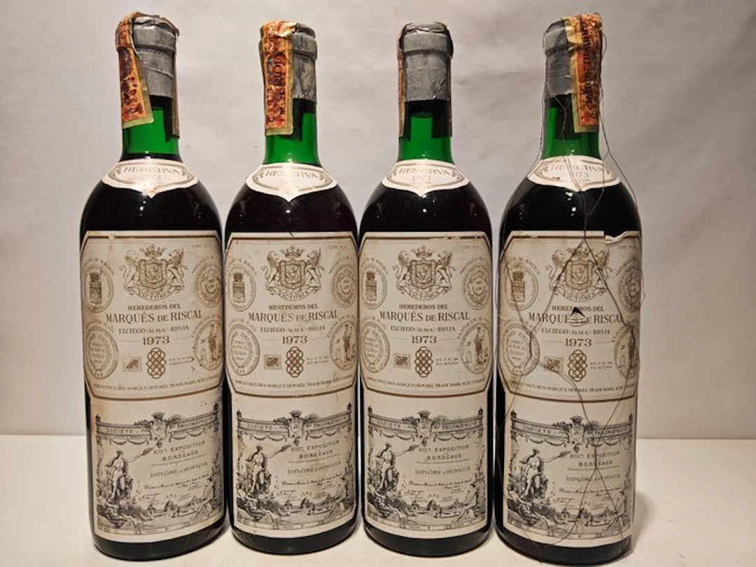 1973 Marques de Riscal - Rioja Reserva - 4 Bottles (0.75L)