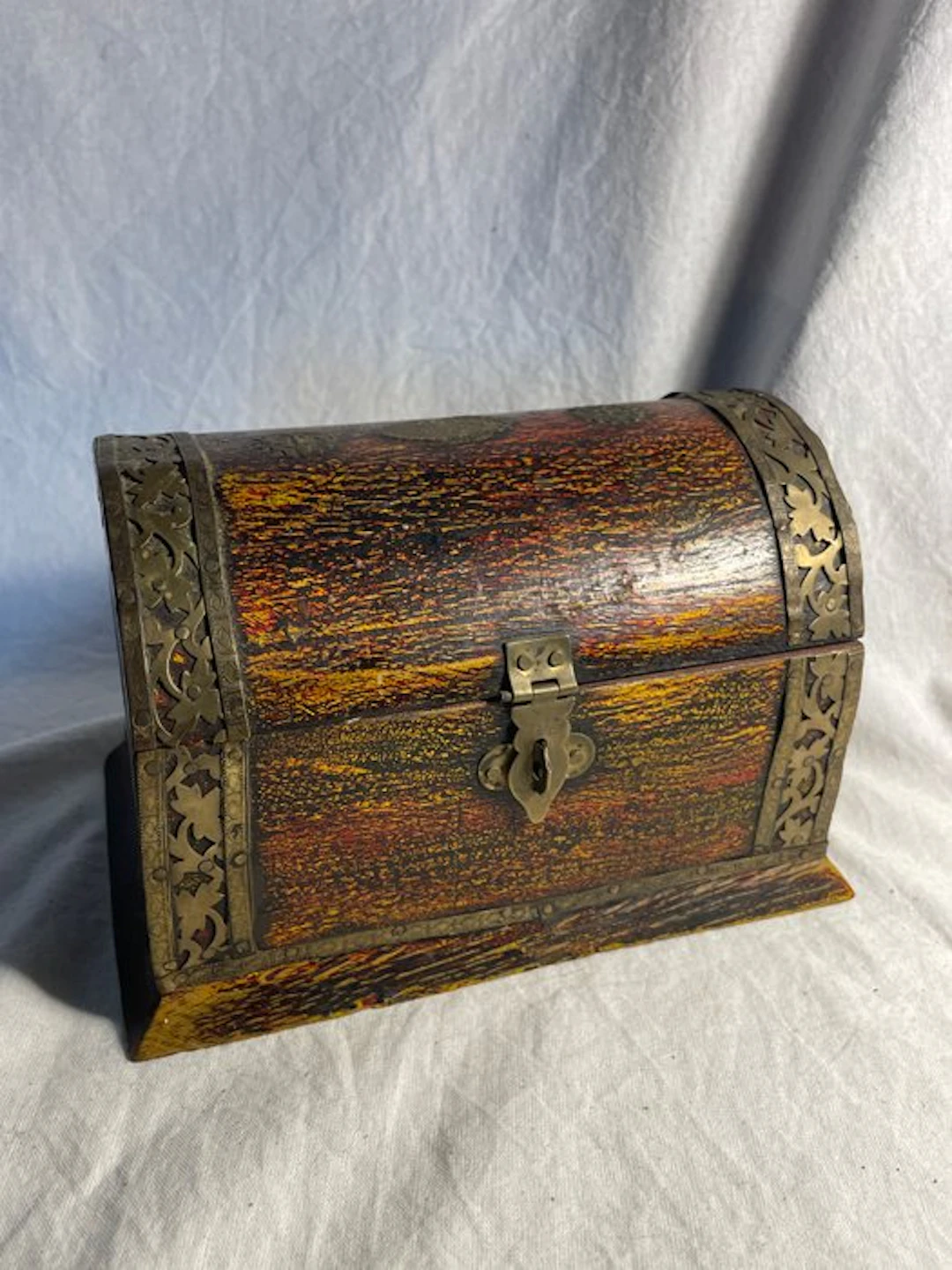 Jewellery box - Joli Coffre - Wood, Brass
