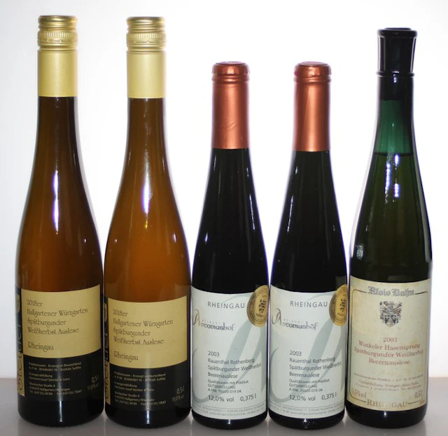 2003 + 2018 Spätburgunder Weißherbst Beerenauslese +...