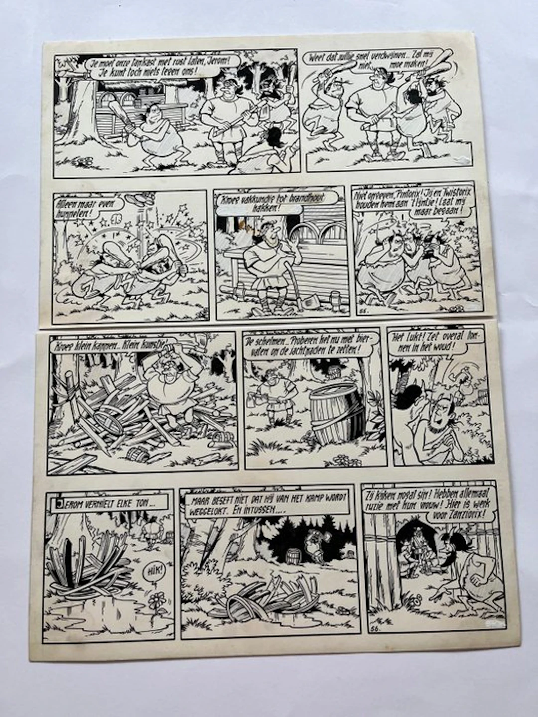 Willy Vandersteen - 1 Original page - Suske en Wiske - De...