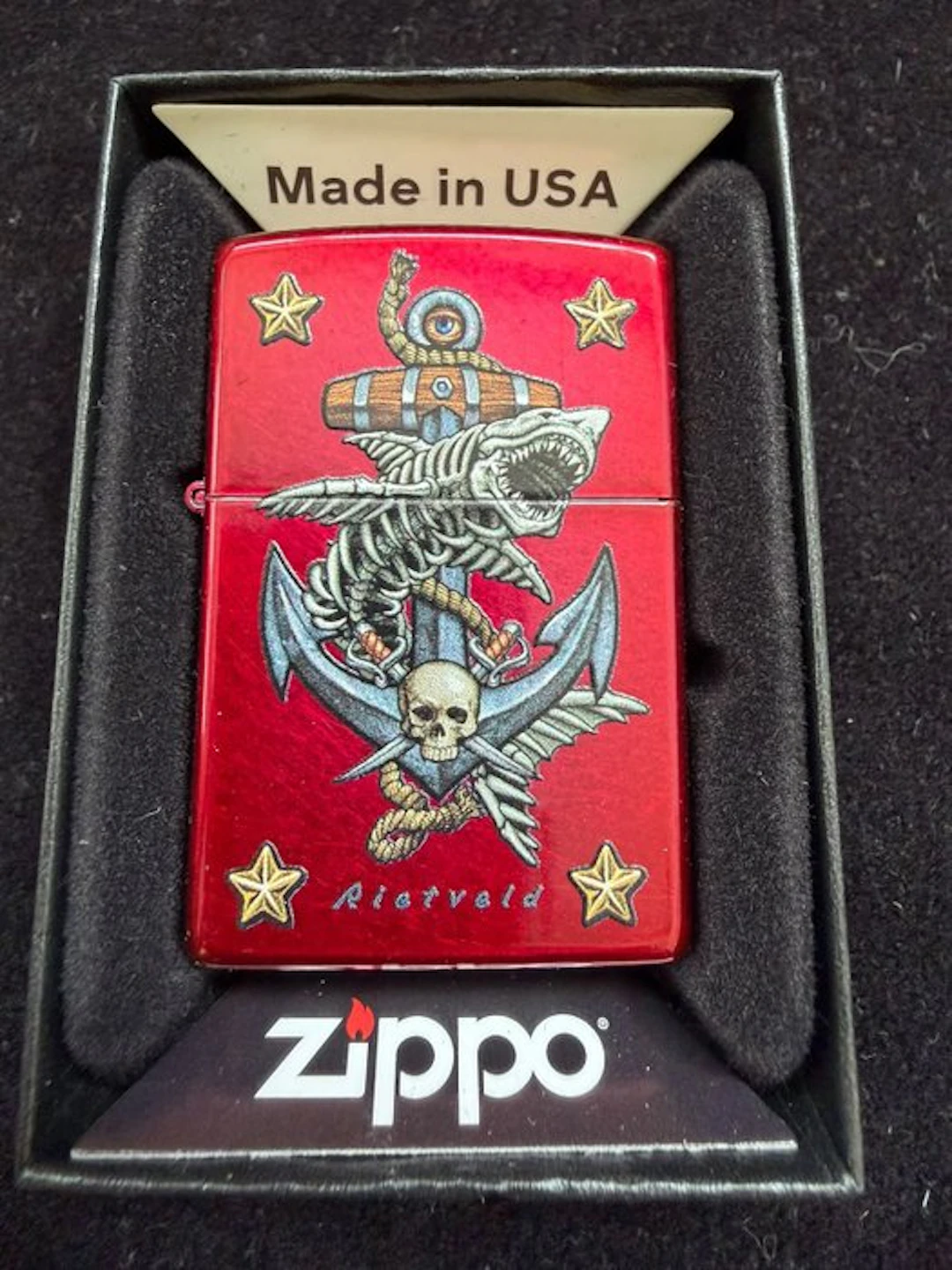 Zippo - No reserve price - Lighter - Steel (stainless)