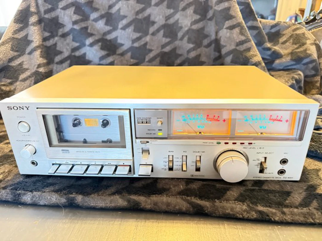 Sony - TC-K51 2-Head Single Stereo Audio-cassette deck