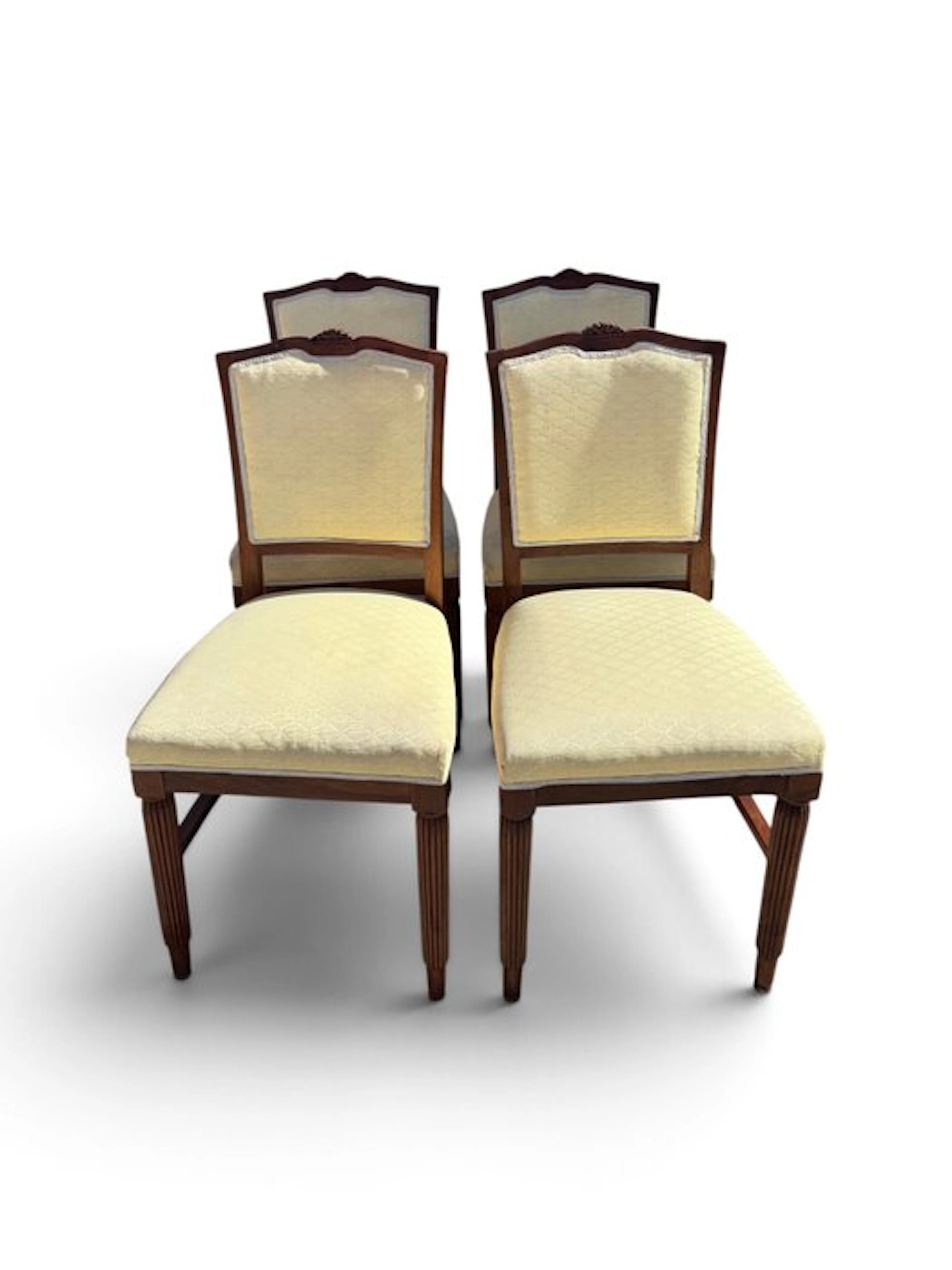 Chair (4) - Walnut - Louis Philippe chair set