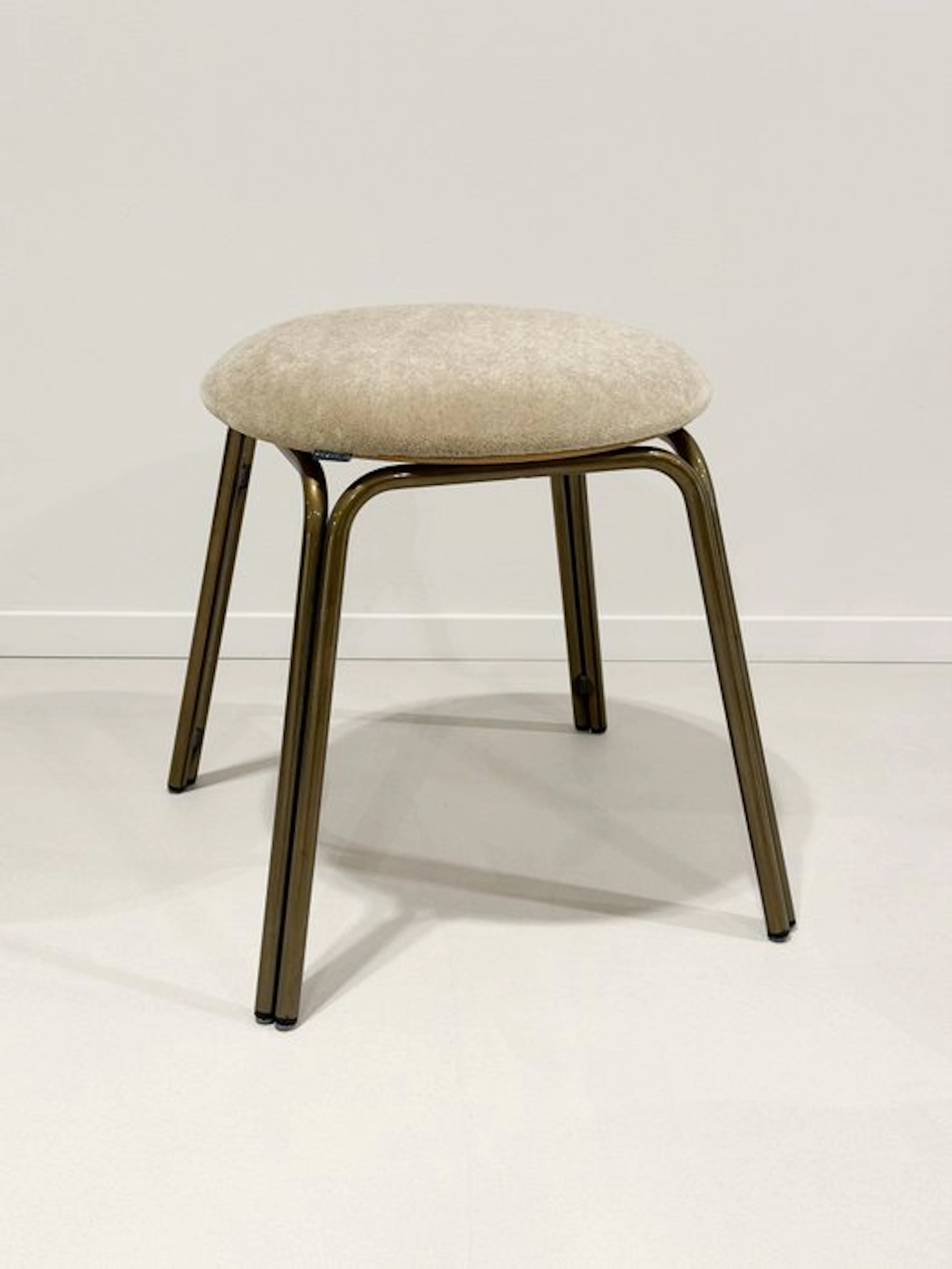 Bogaerts - Jacob Nitz - Stool (2) - F1 - Steel, Oak - Stackable stools