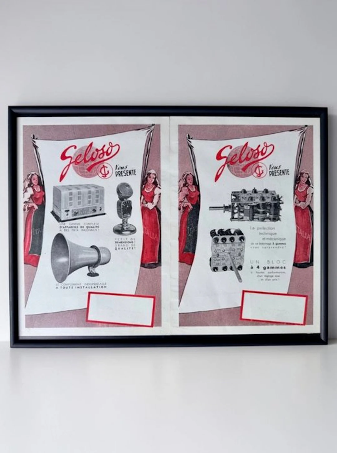 Geloso - French Radio Advertising Posters - 1930s