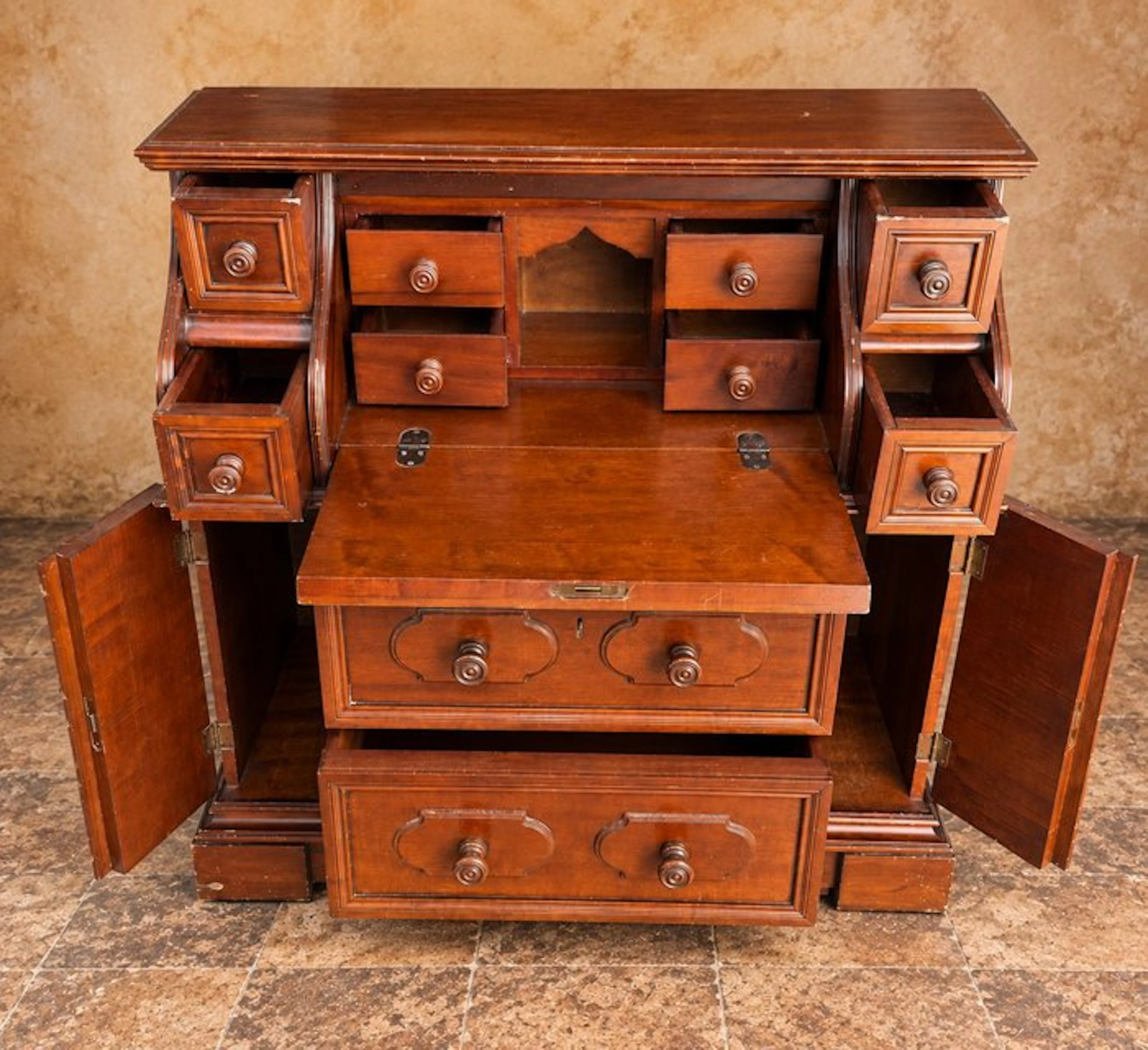 Secrétaire - Wood, Metal - Davenport