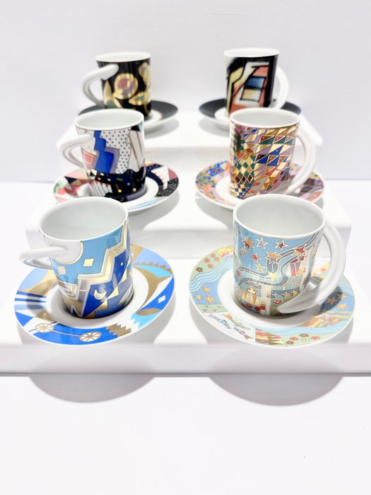 Rosenthal - Coffee cup - Cupola - Porcelain - A set of six espresso cups