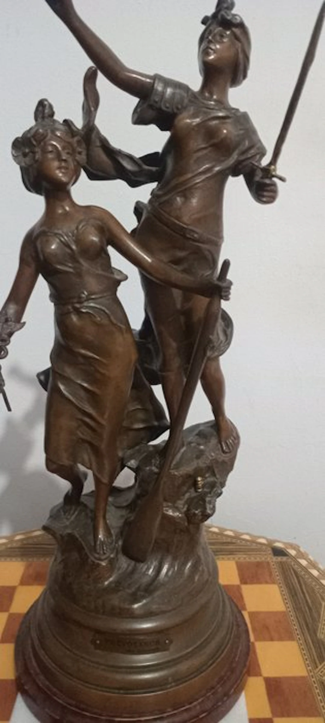 Rousseau - Sculpture, PRÉVOYANCE - 49 cm - Bronze
