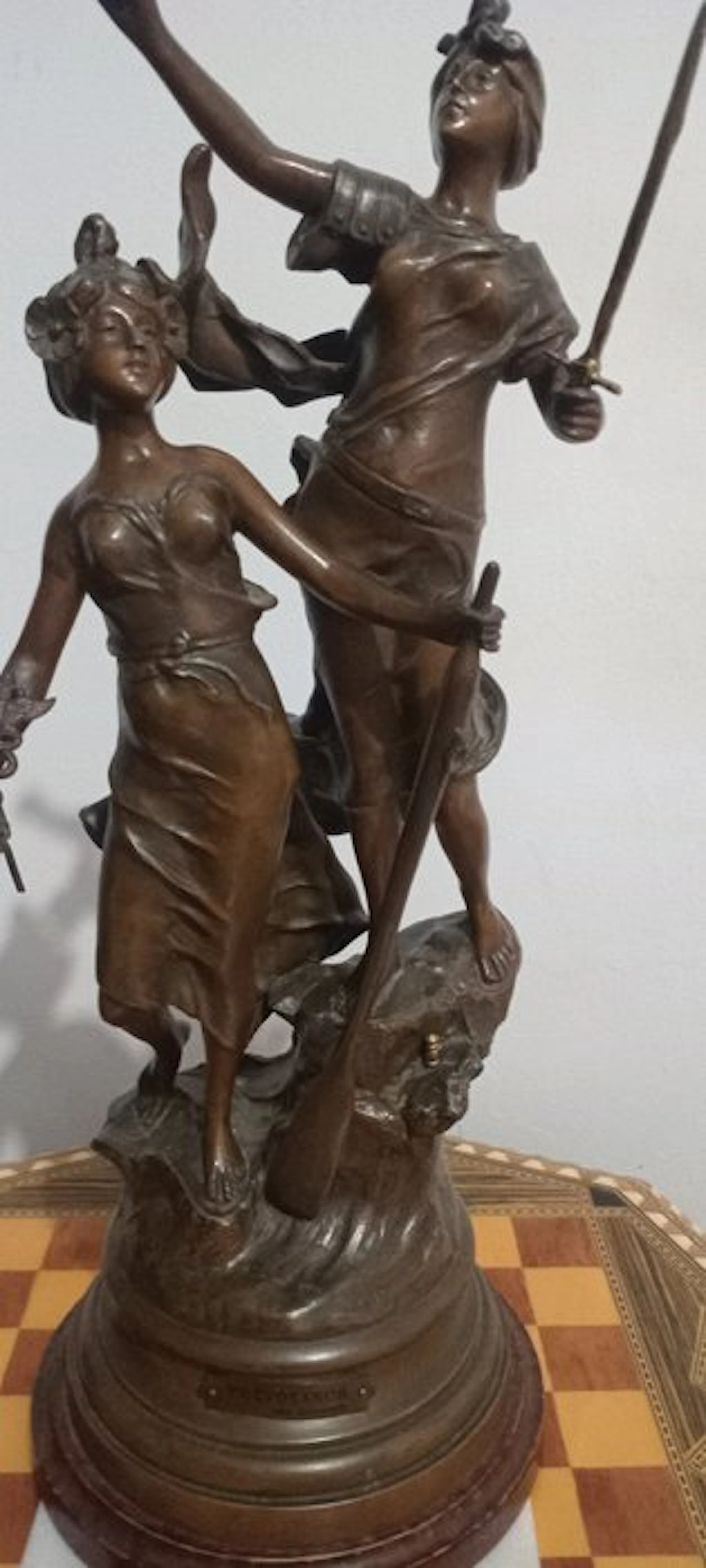 Rousseau - Sculpture, PRÉVOYANCE - 49 cm - Bronze