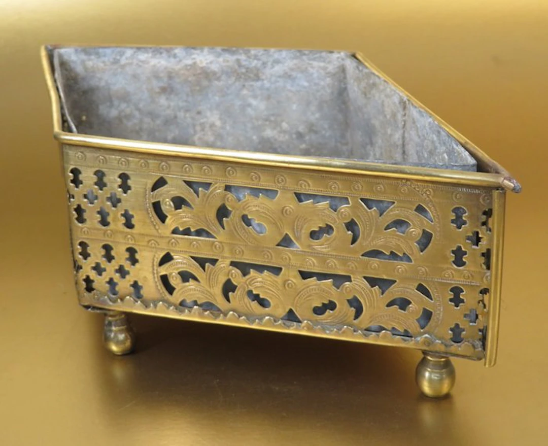 Ruitvormige bloembak - Flower pot - Copper, zinc