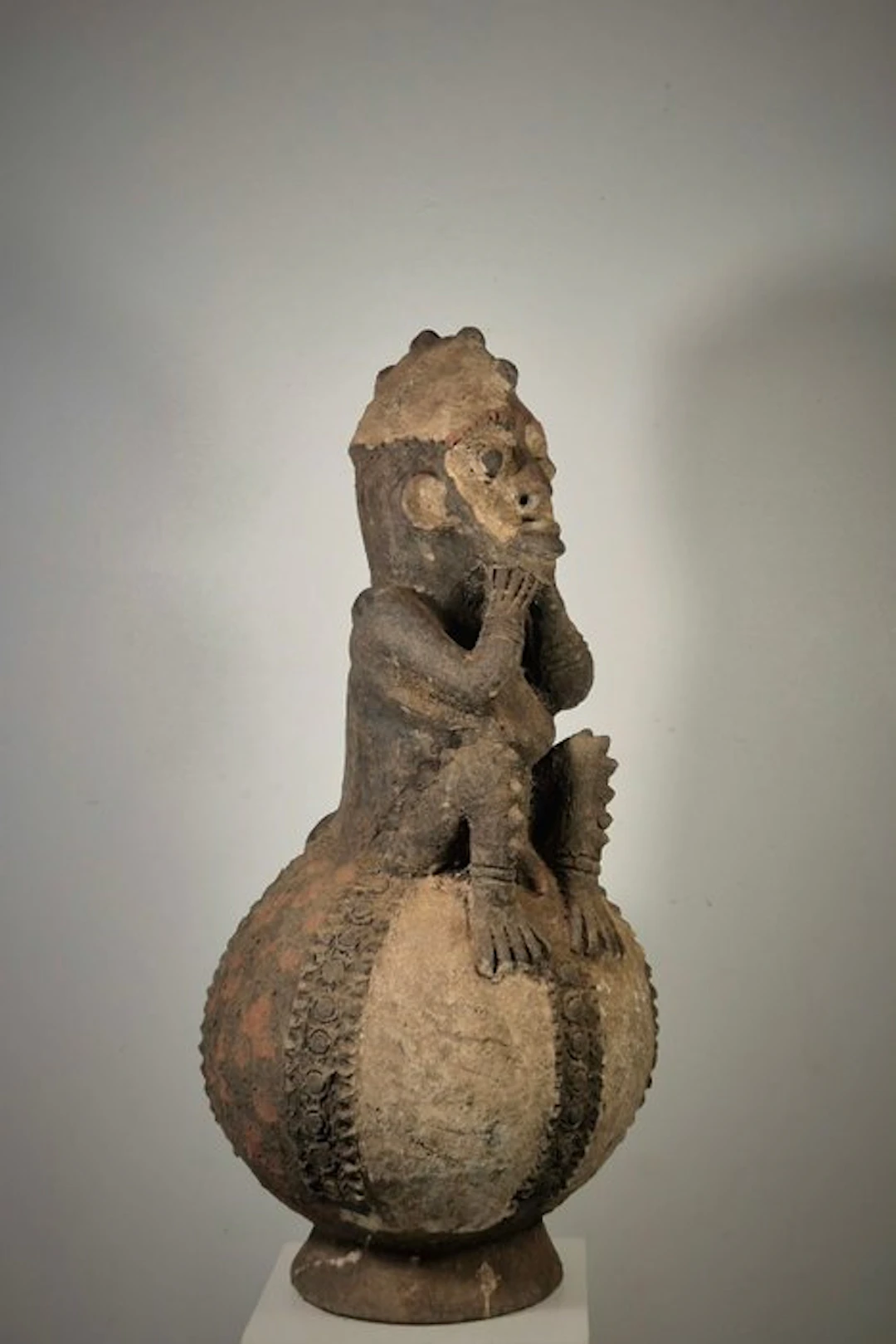 Libation vessel - Mambila - Nigeria - Magnificent ancient...