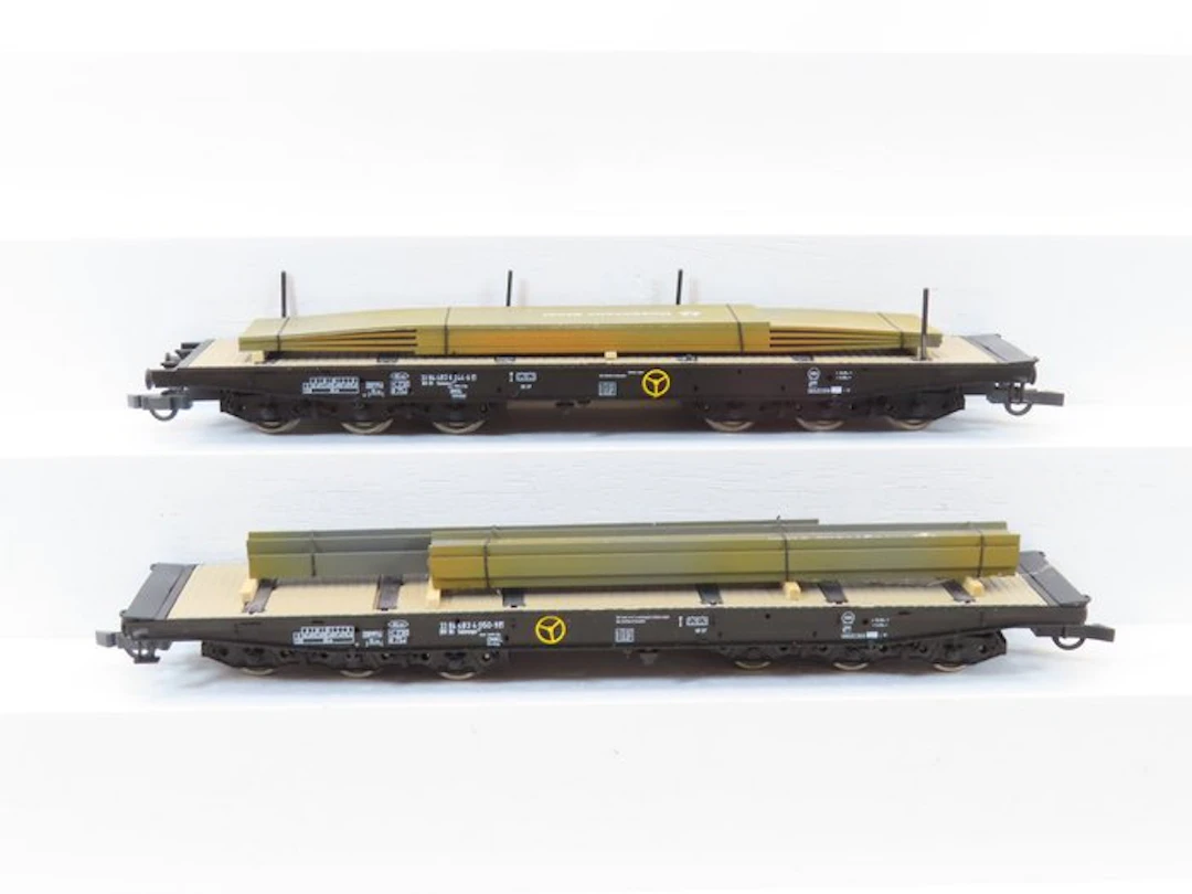 Roco H0 - 47730/47731 - Model train freight carriage (2)...