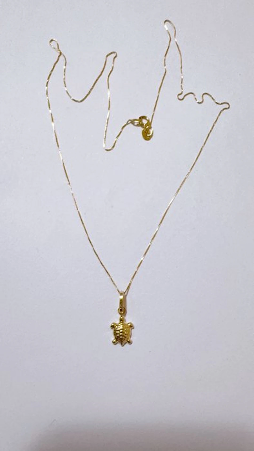 No reserve price - Necklace with pendant - 18 kt