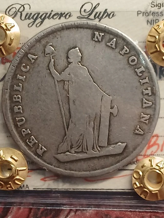Italy, Neapolitan Republic 6 Carlini 1799