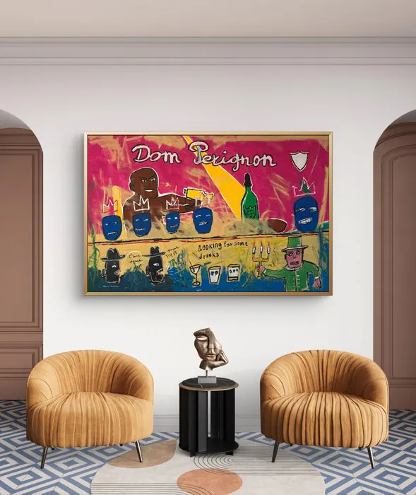 Malo - Dom Perignon - like basquiat