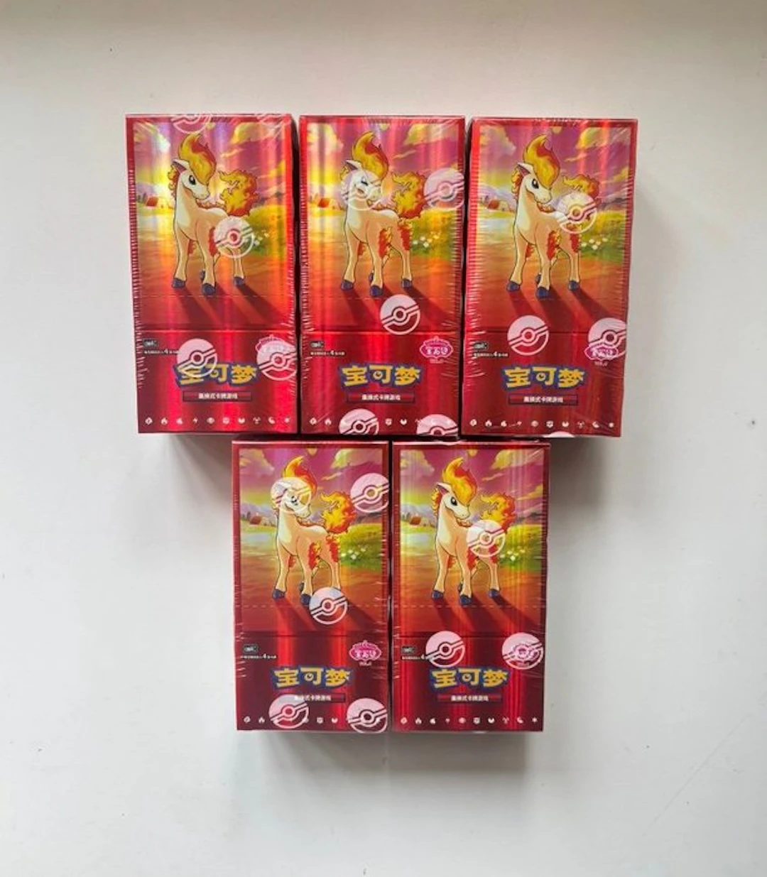 Pokémon - 5 Box - Pokemon Gem Pack Vol.4 Box Simplified...