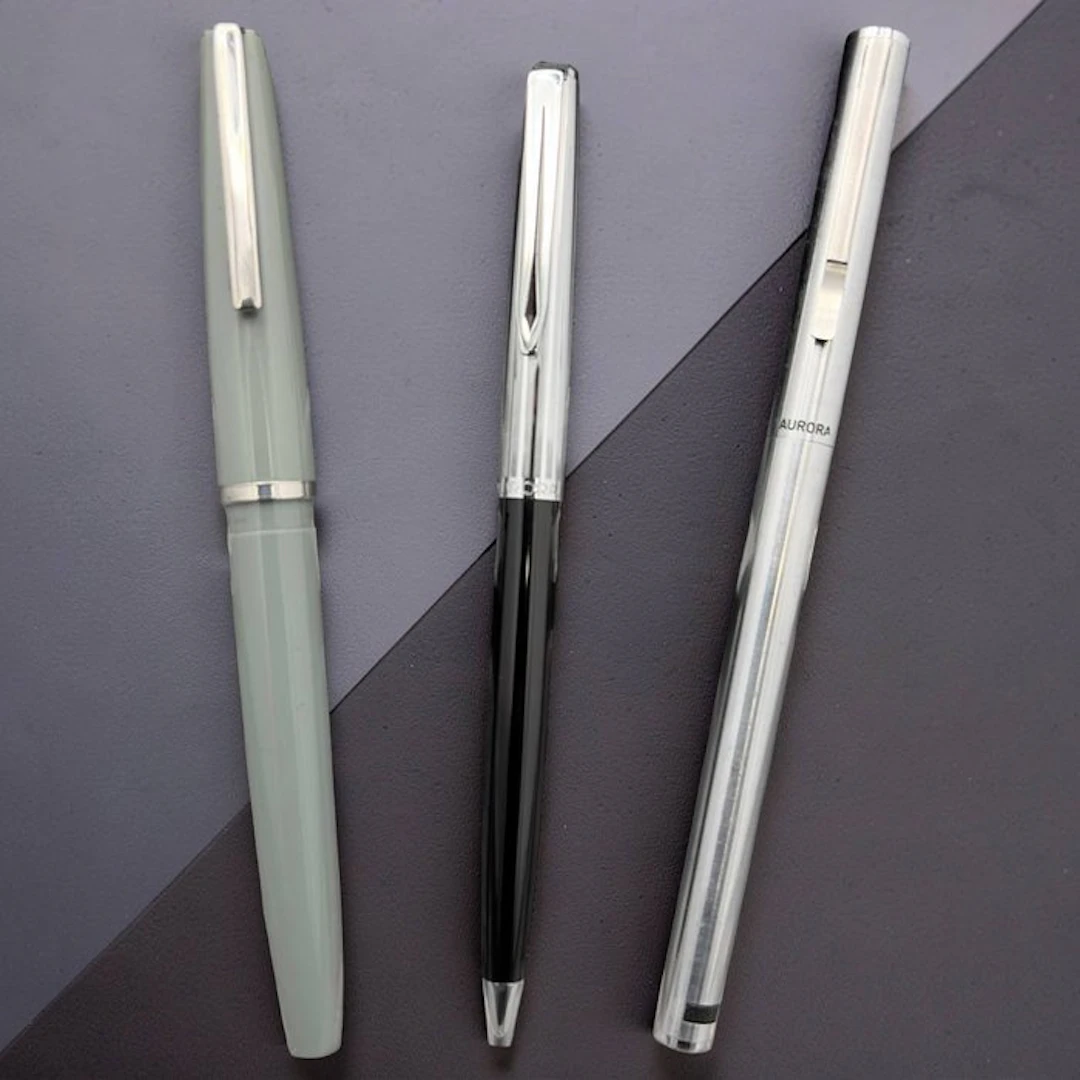 Aurora - Lote 7: 2 plumas estilográficas y 1 bolígrafo - Fountain pen