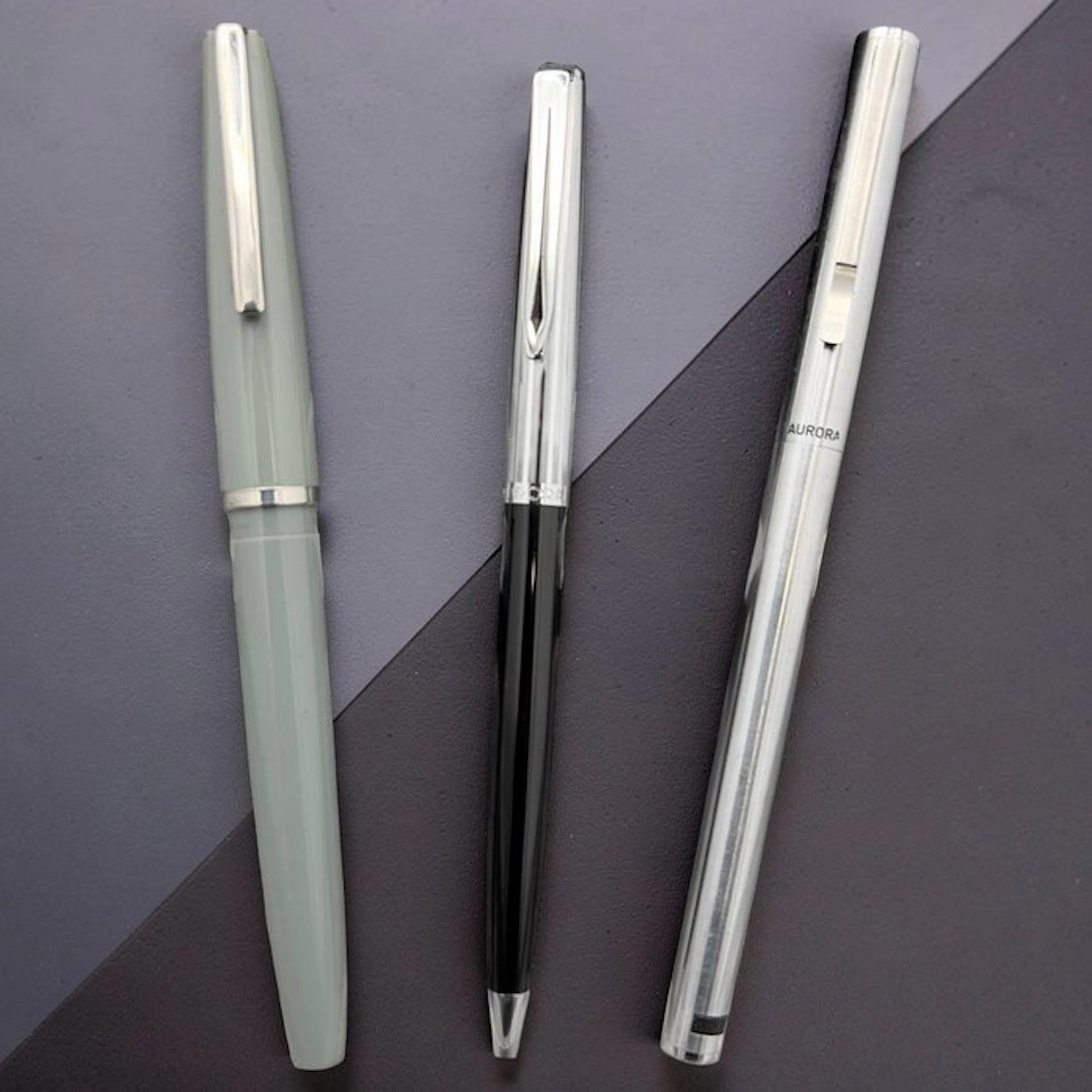 Aurora - Lote 7: 2 plumas estilográficas y 1 bolígrafo - Fountain pen