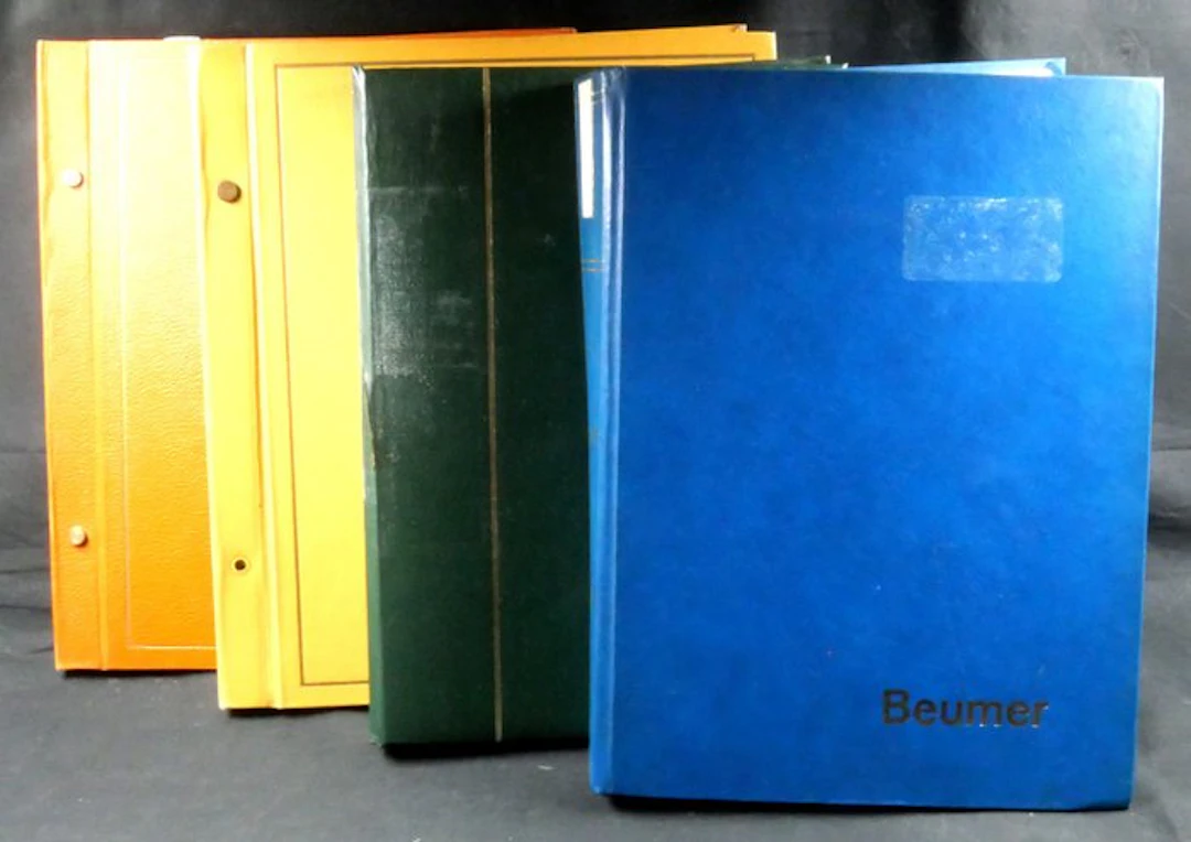 Austria and Hungary - Large stock from the beginning in four stock books
