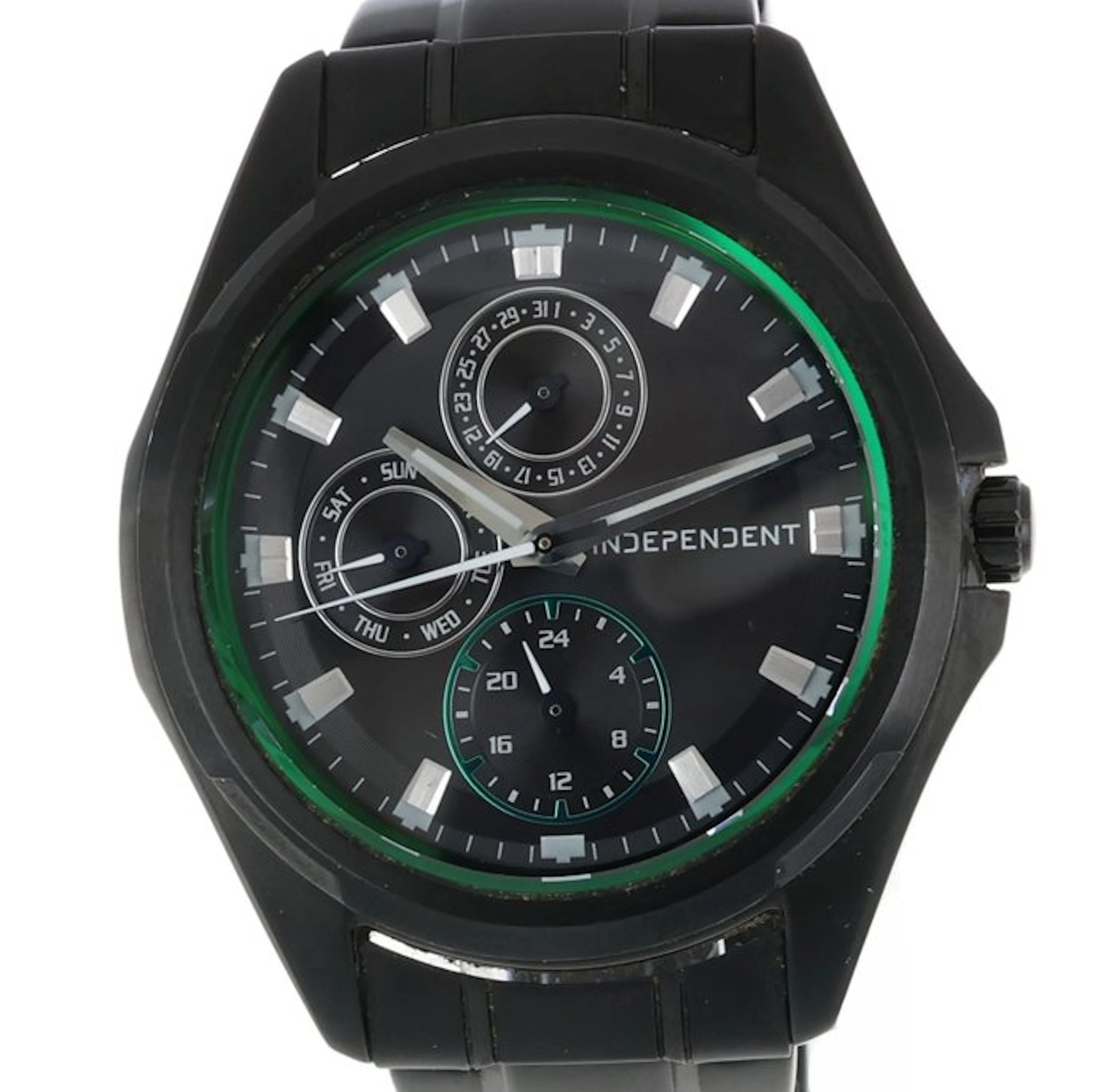 Citizen - Independent Multi-Calendar "Black & Green...