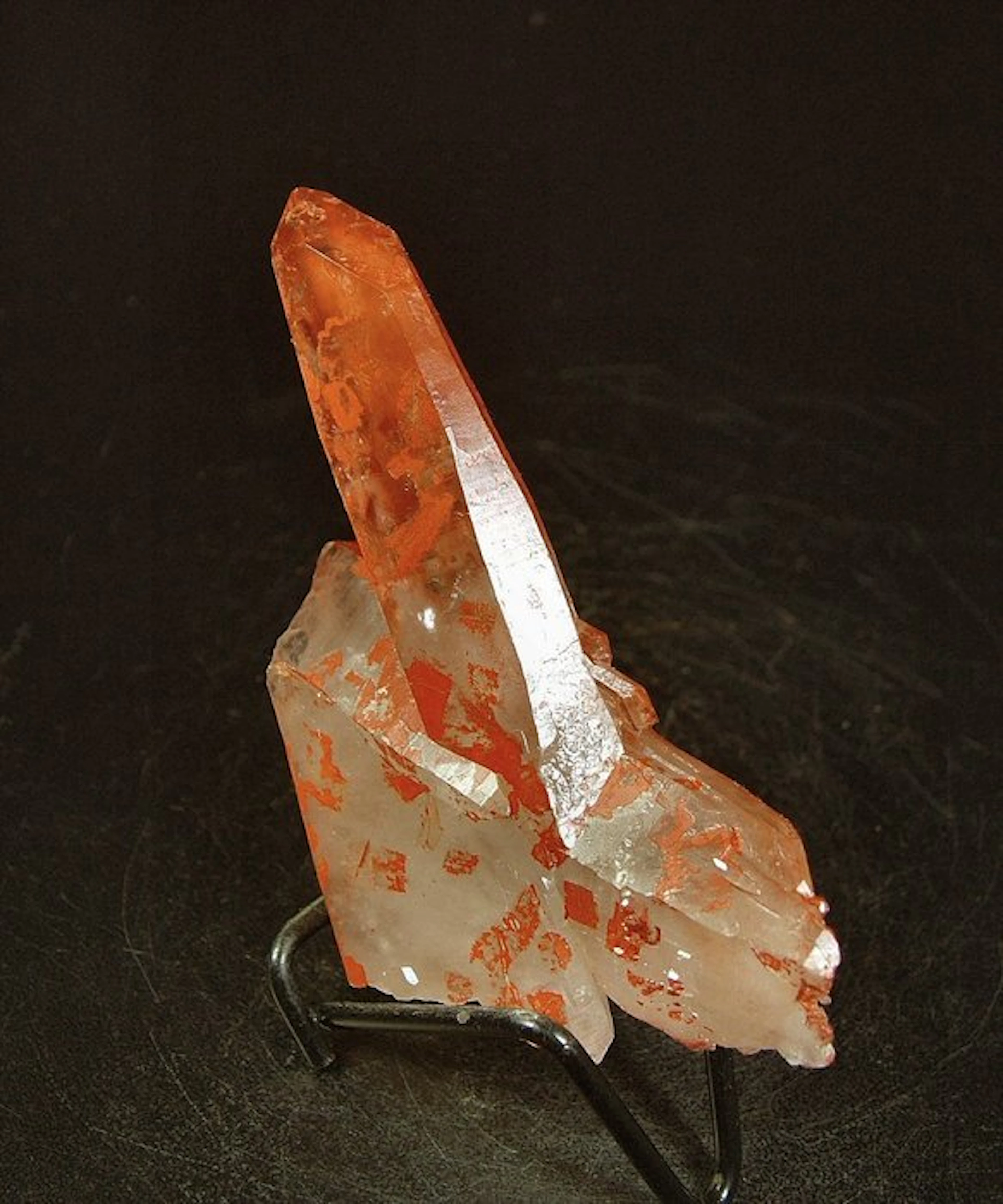 A specific sample of hematoid quartz CW2233 Crystal...