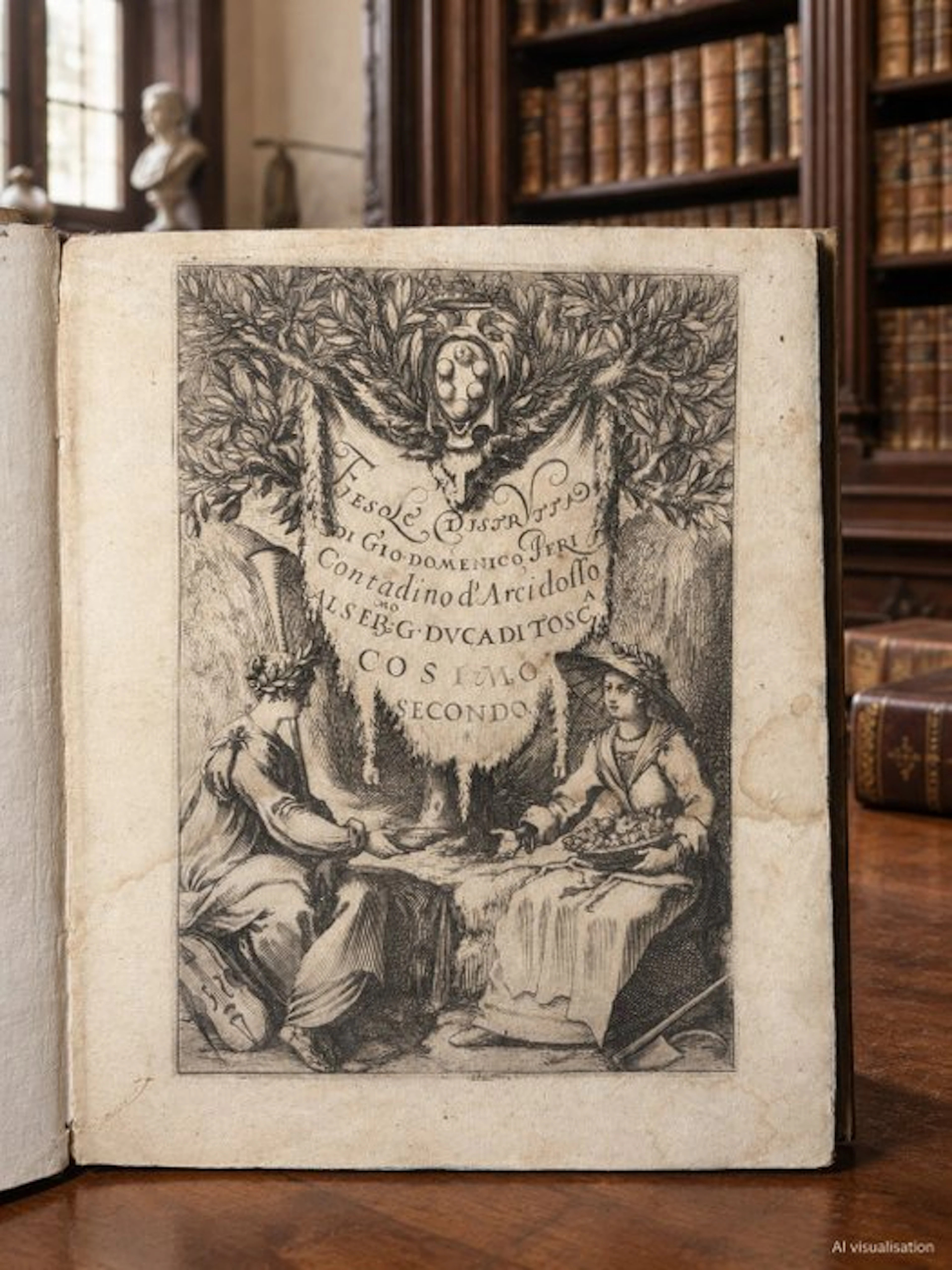 Peri Giovanni Domenico - Fiesole distrutta - 1621