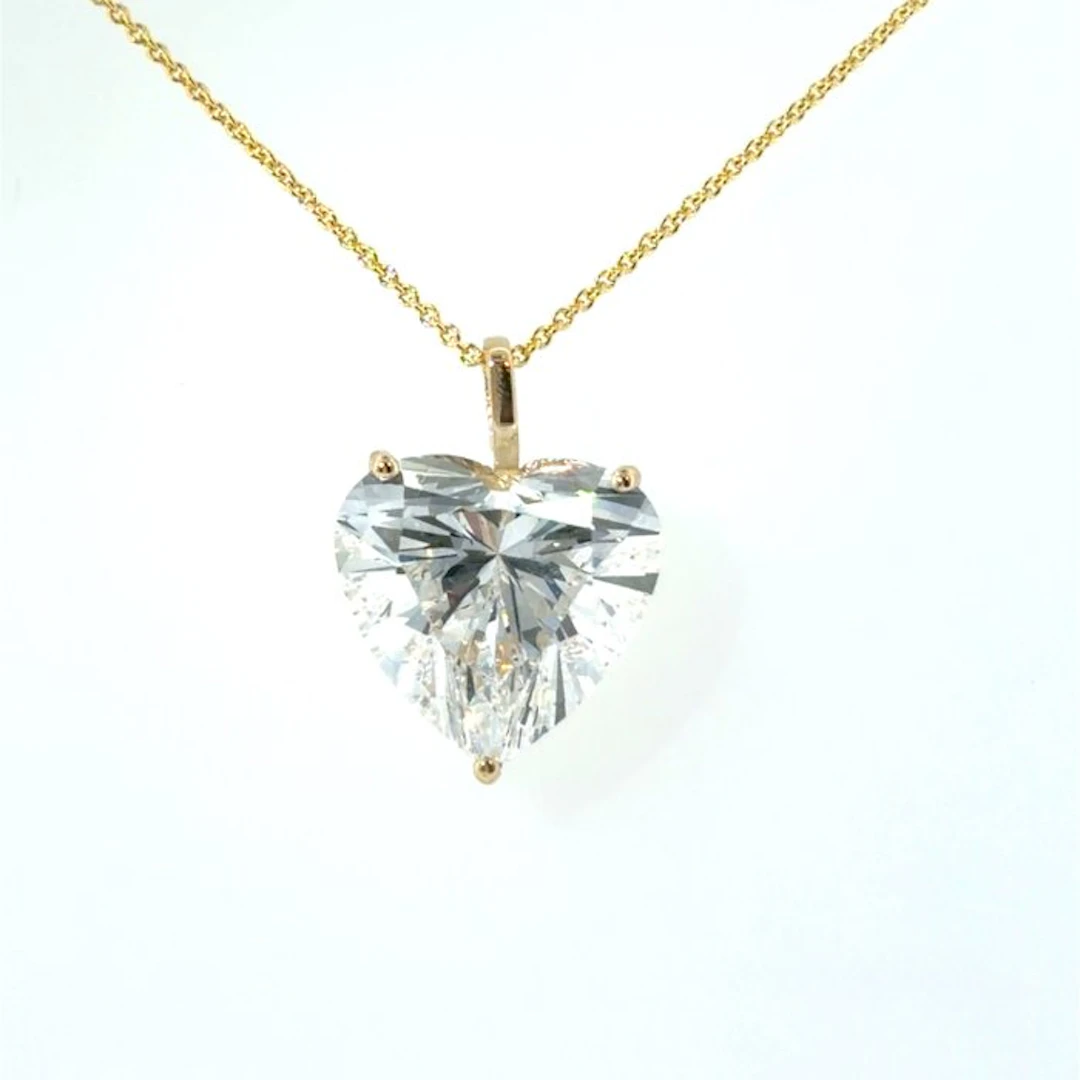 Necklace - 14 kt. Yellow gold - 7.08ct. tw. Diamond (Lab-grown)