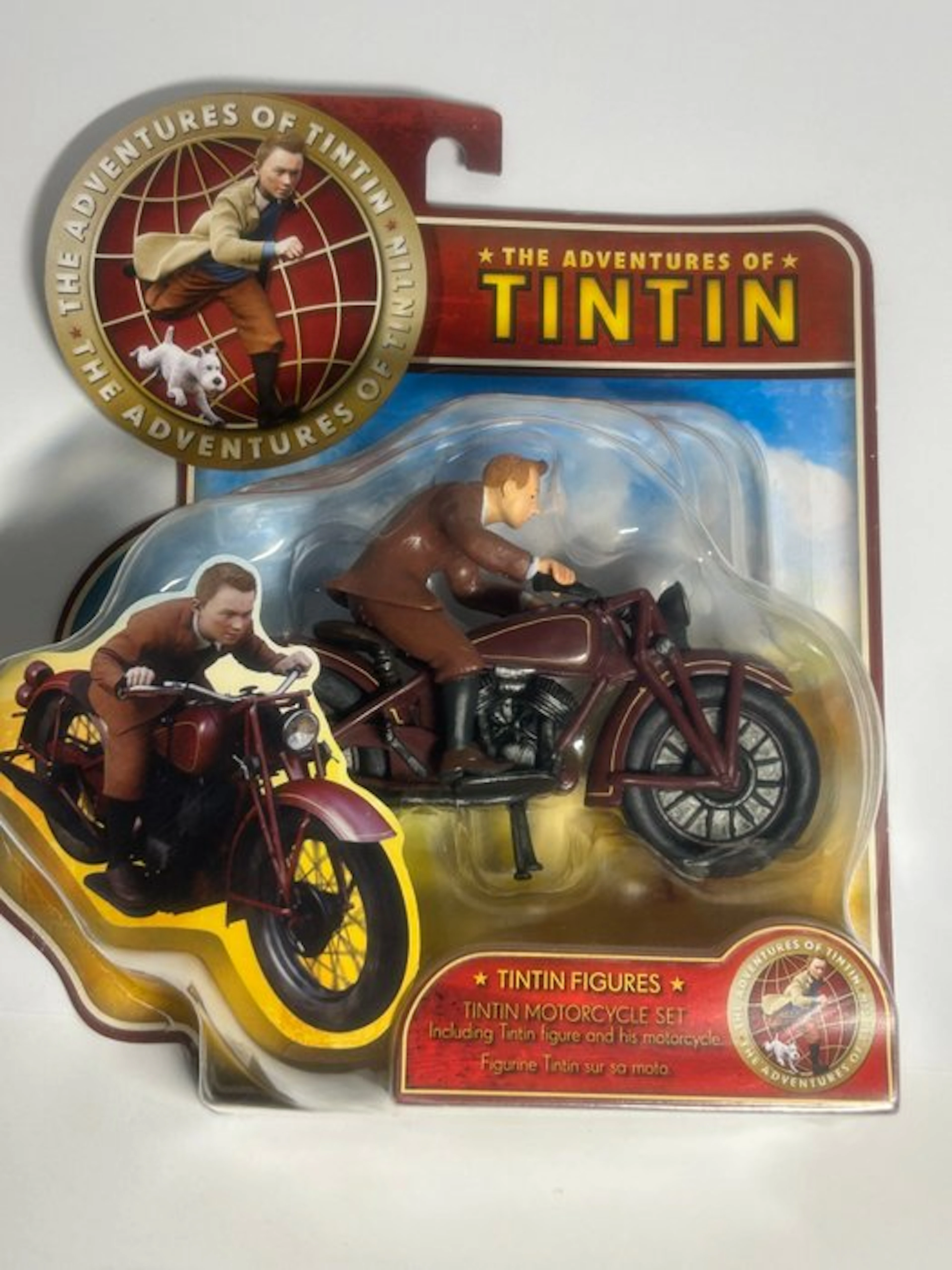 Tintin - Tintin motorcycle set plastoy