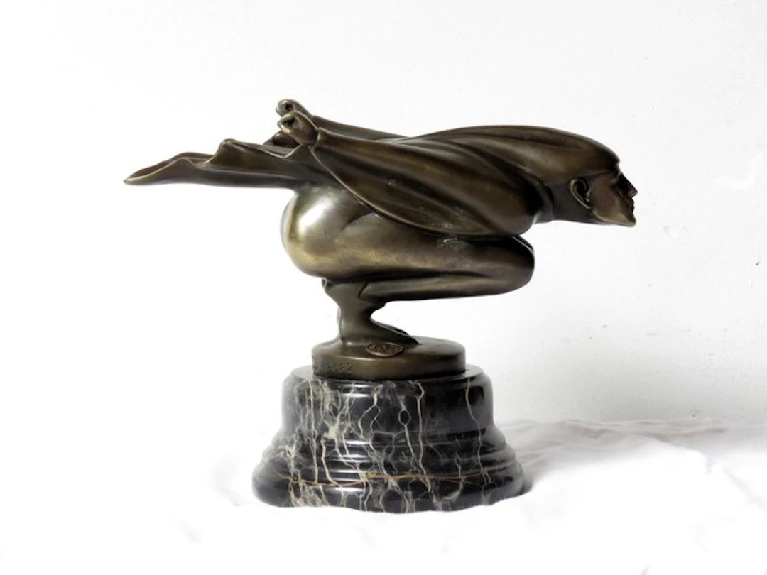 Sculpture, Bronzen auto icoon - 16 cm - Bronze