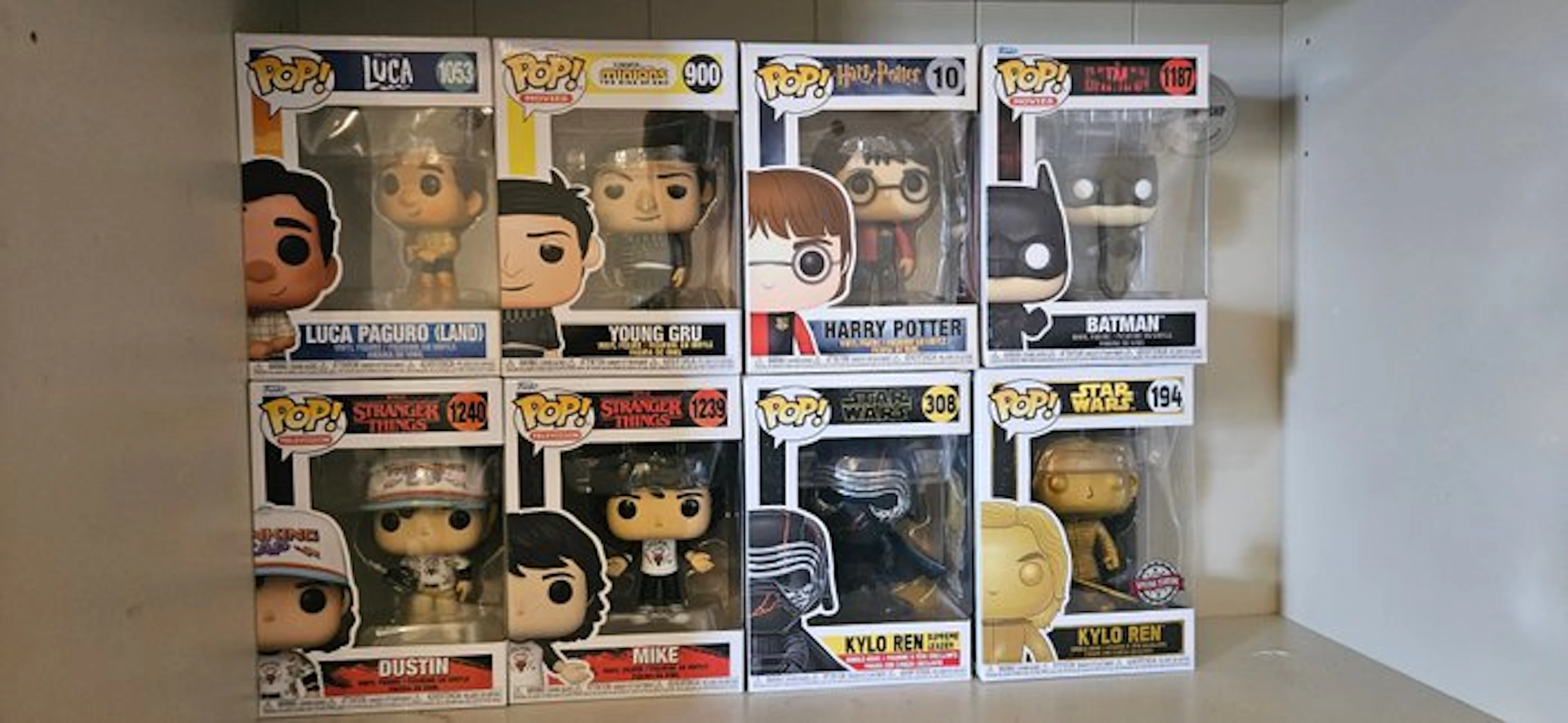 Funko - Funko Pop Luca Paguro; Young Gru; Harry Potter...