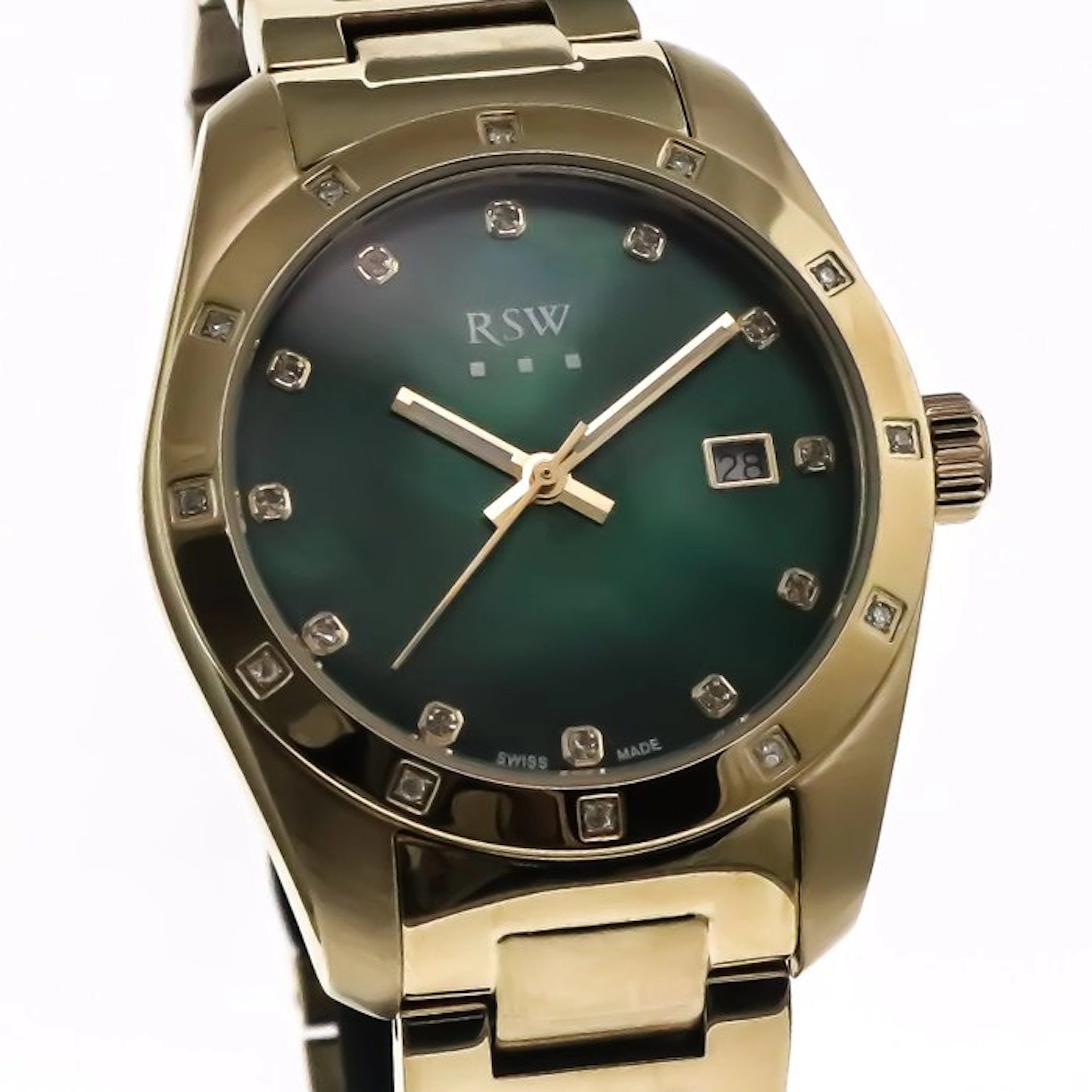 RSW - Swiss Made Diamond Watch - RSWL143-GG-D-12 - No...