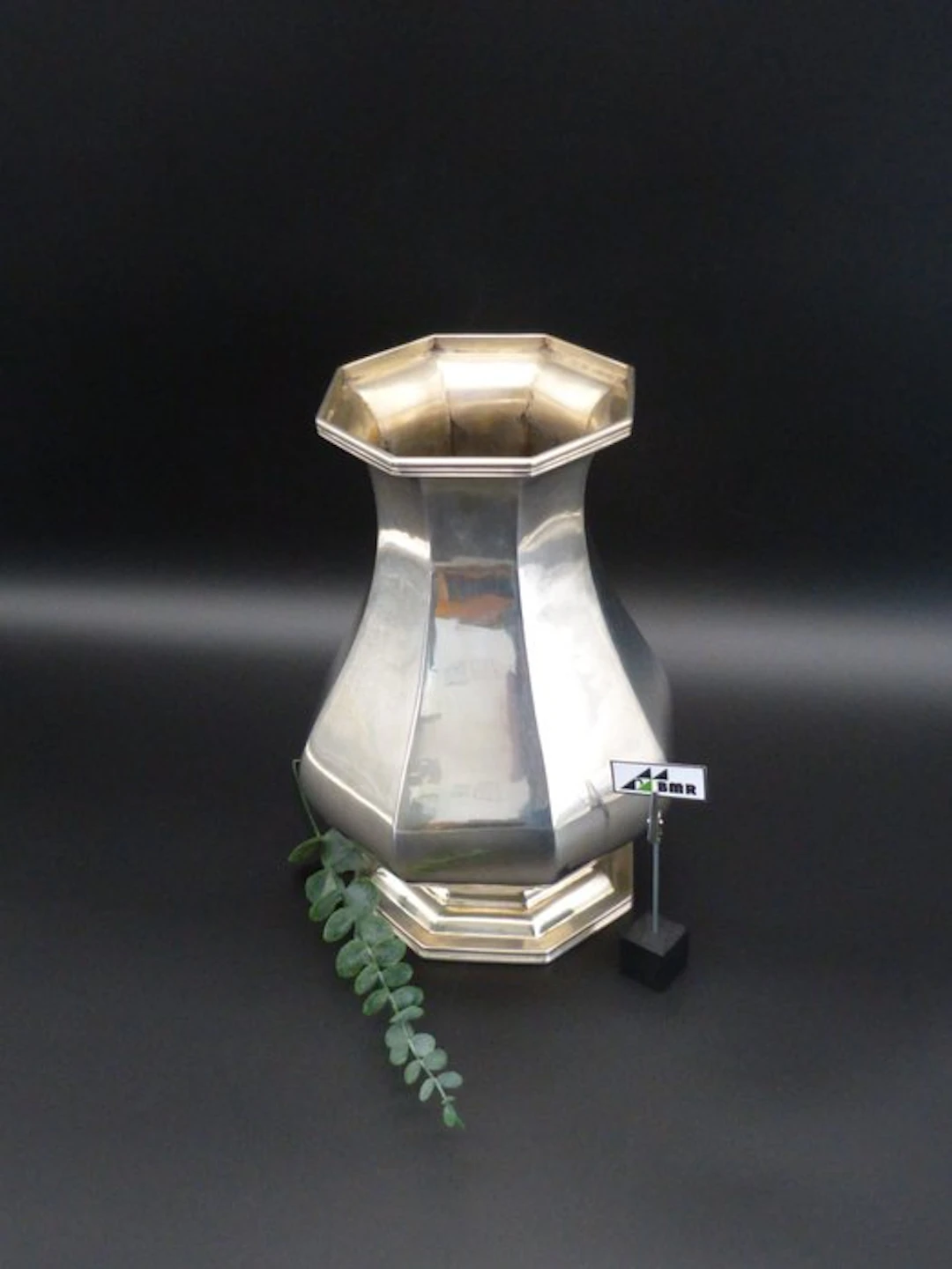 Enrico Goretta - Vase - .800 silver - Handcrafted in Italy