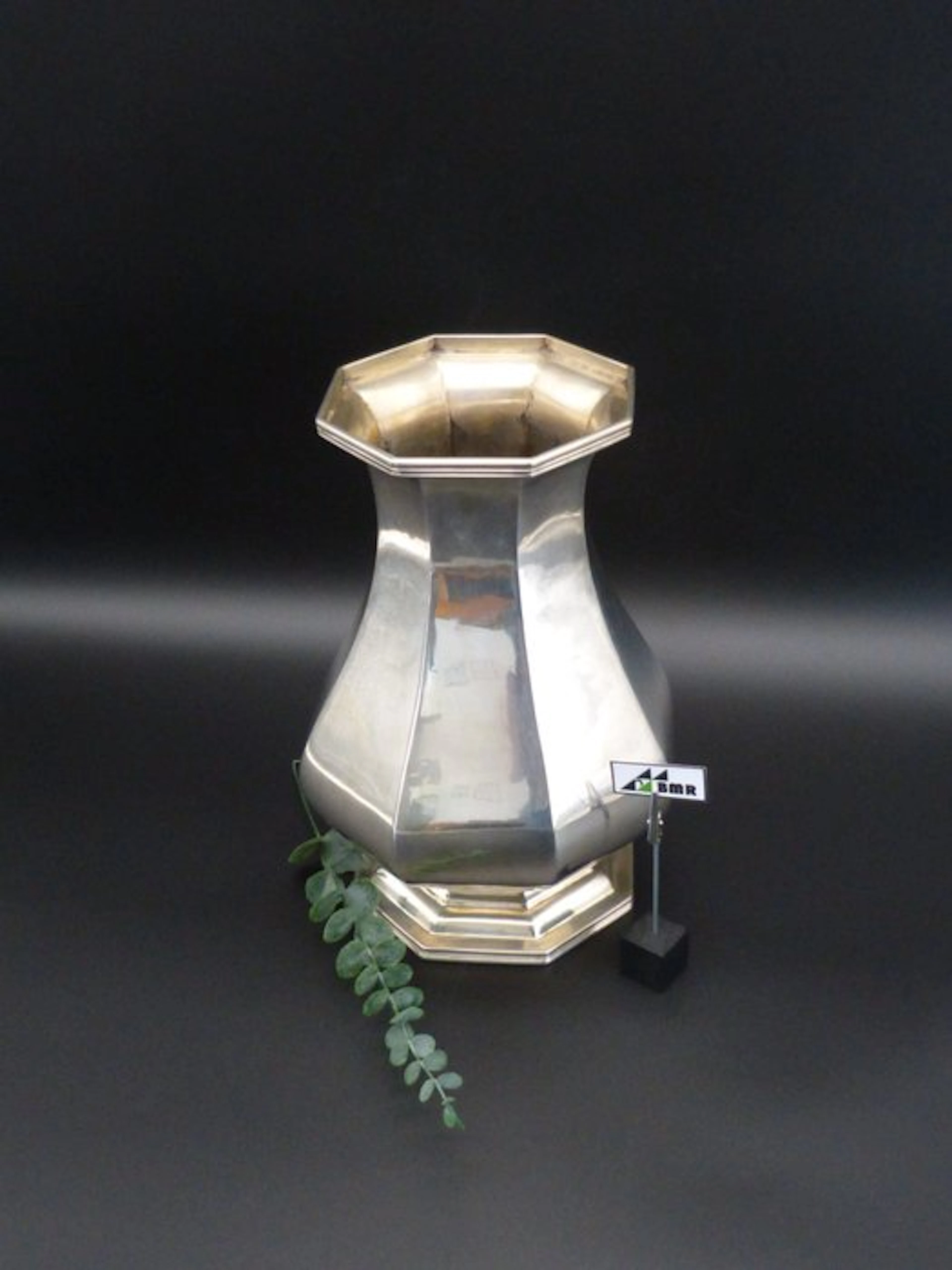 Enrico Goretta - Vase - .800 silver - Handcrafted in Italy