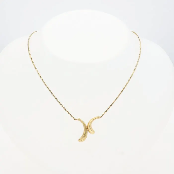 Necklace with pendant - 14 kt. Yellow gold