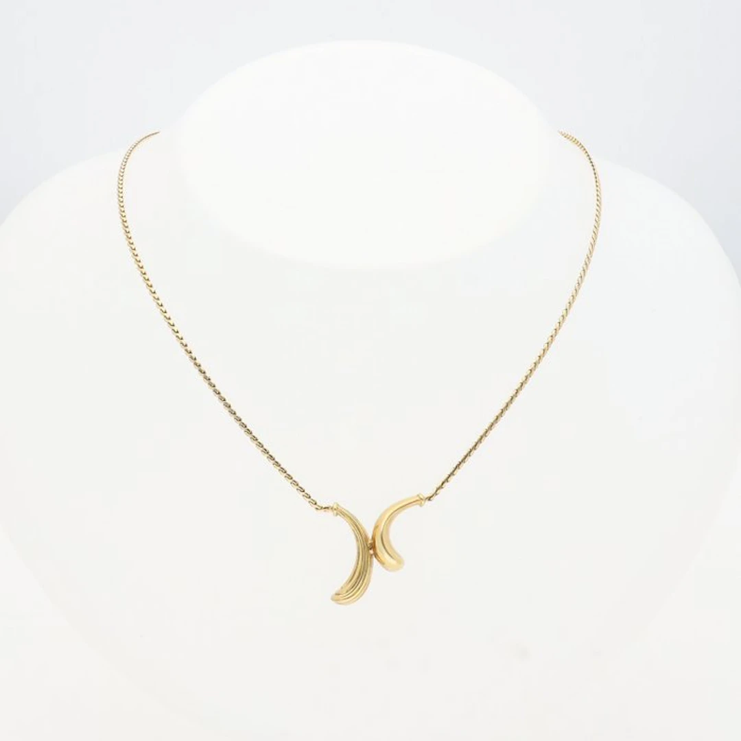 Necklace with pendant - 14 kt. Yellow gold