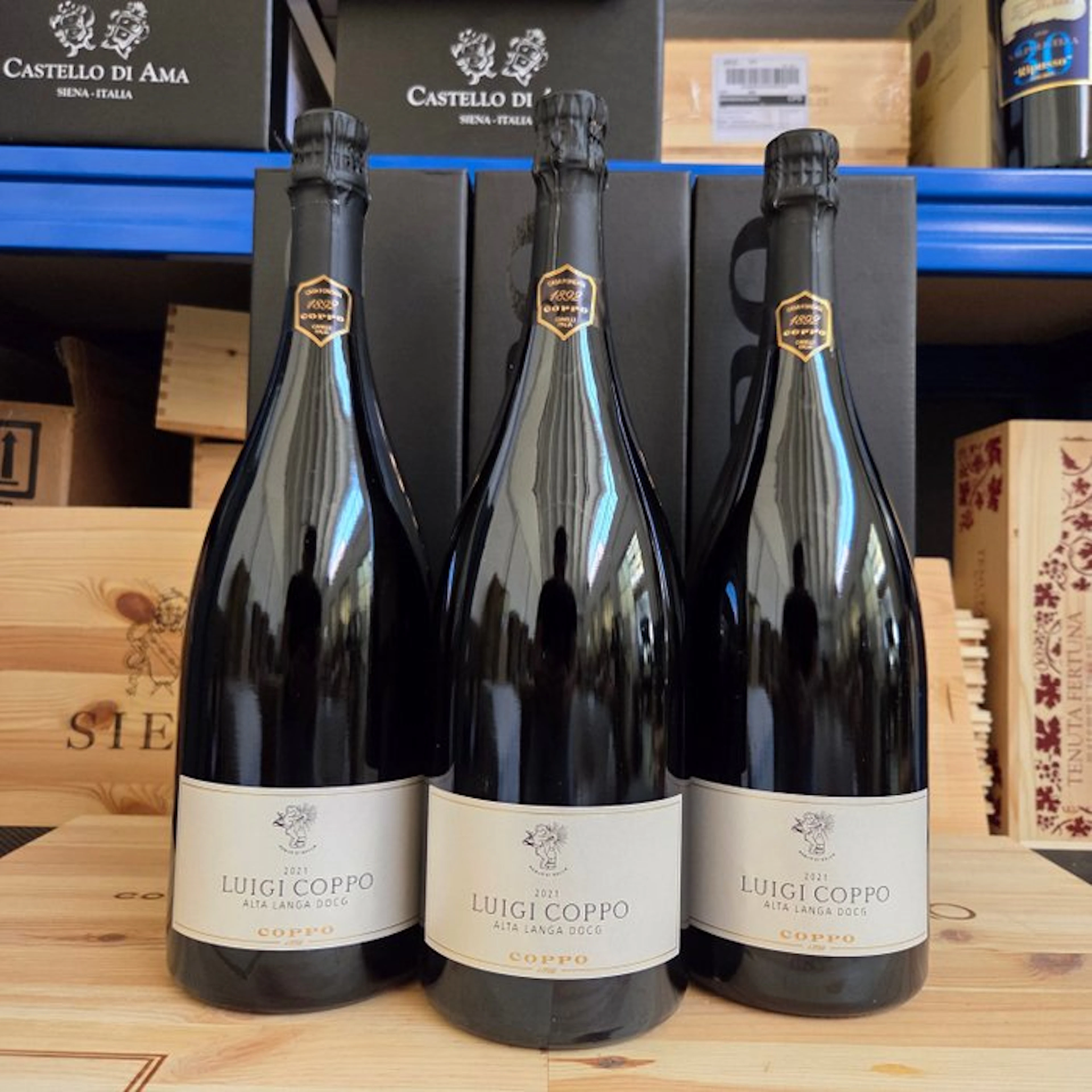 2021 Luigi Coppo, Alta Langa DOCG - Piedmont Brut - 3 Magnums (1.5L)
