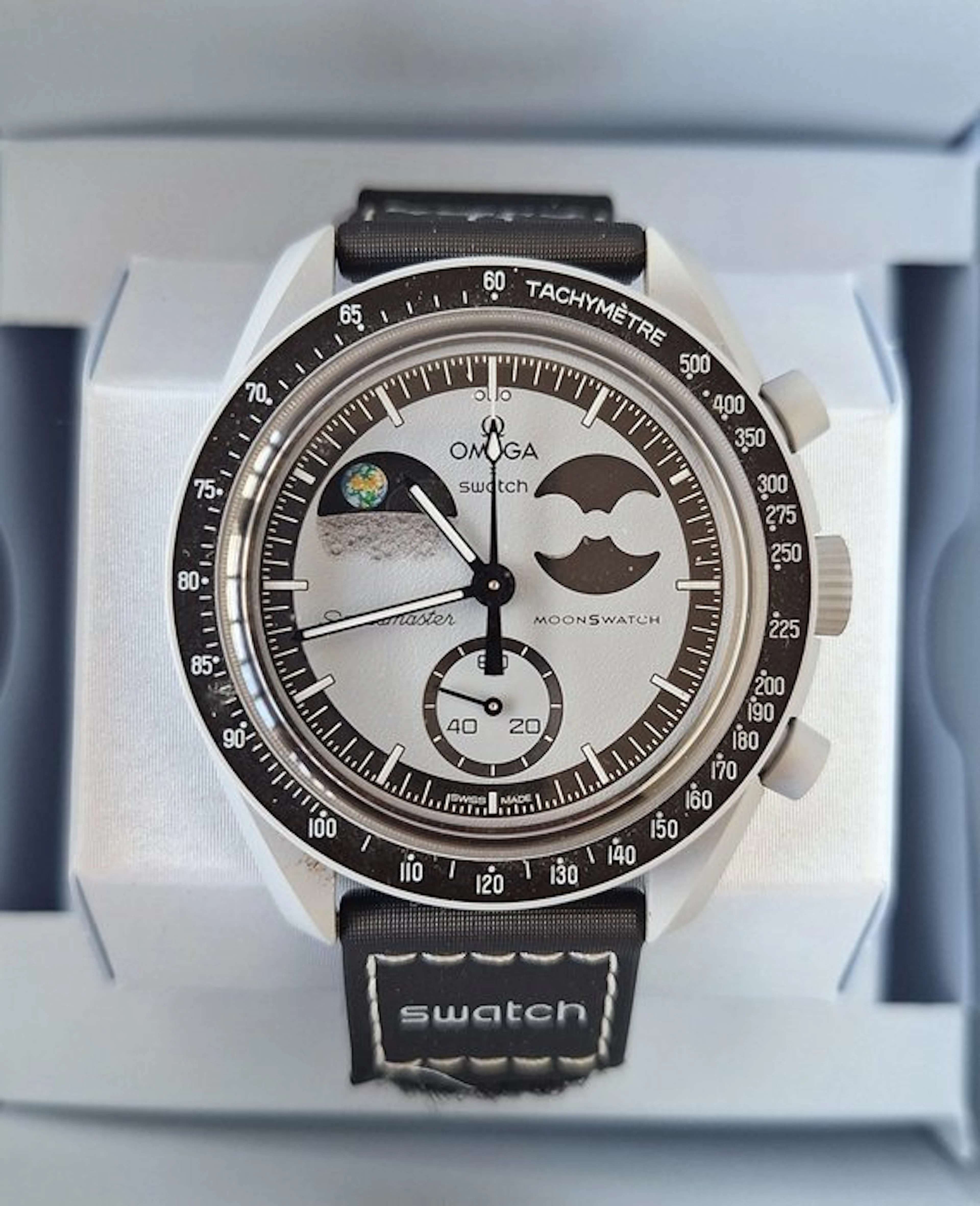 Omega x Swatch - Mission to Earthphase - No reserve price...