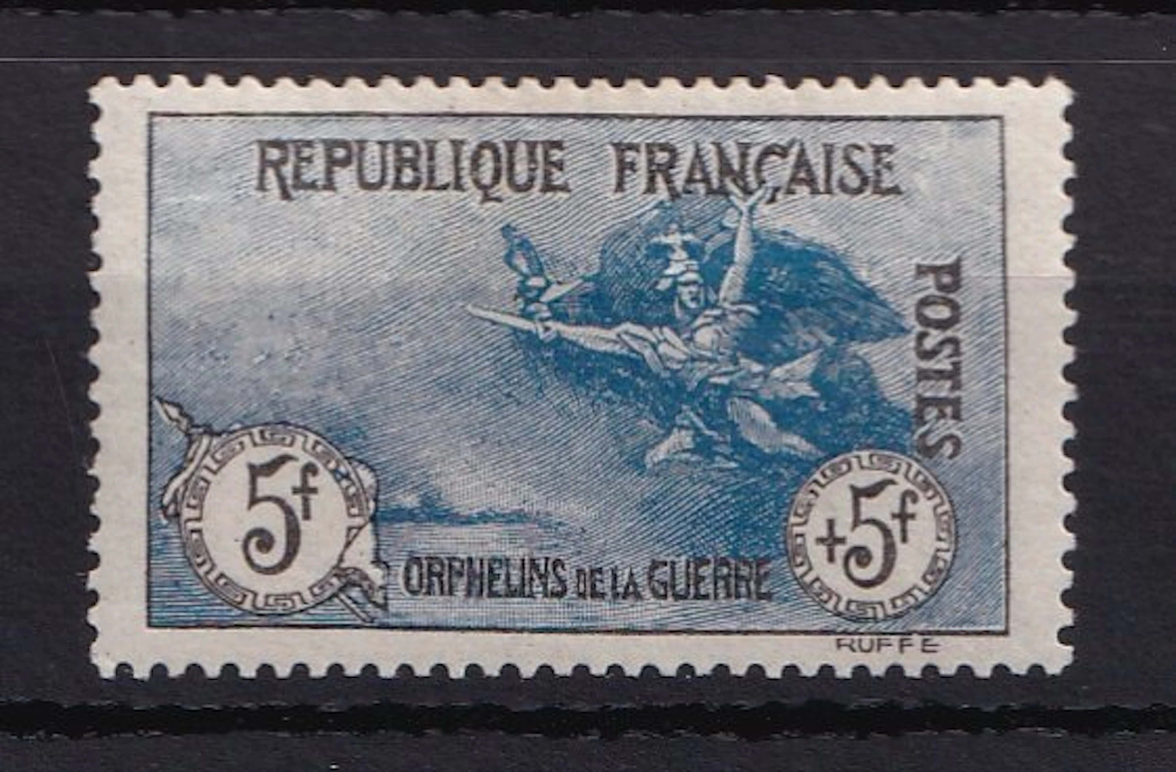 France 1917/1918 - Signed Brun with very good centering