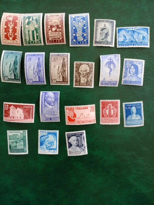 Italy 1949 - N2 Italian Republic - stamps from the 1949 issue