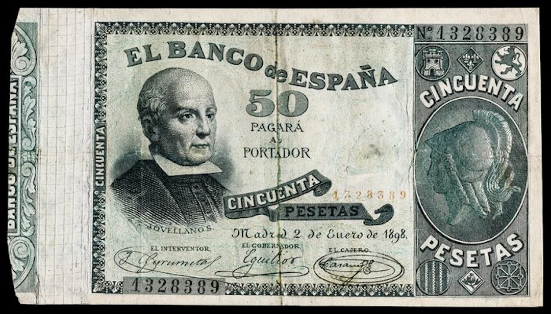 Spain. - 50 Pesetas - 1898 - Pick 47