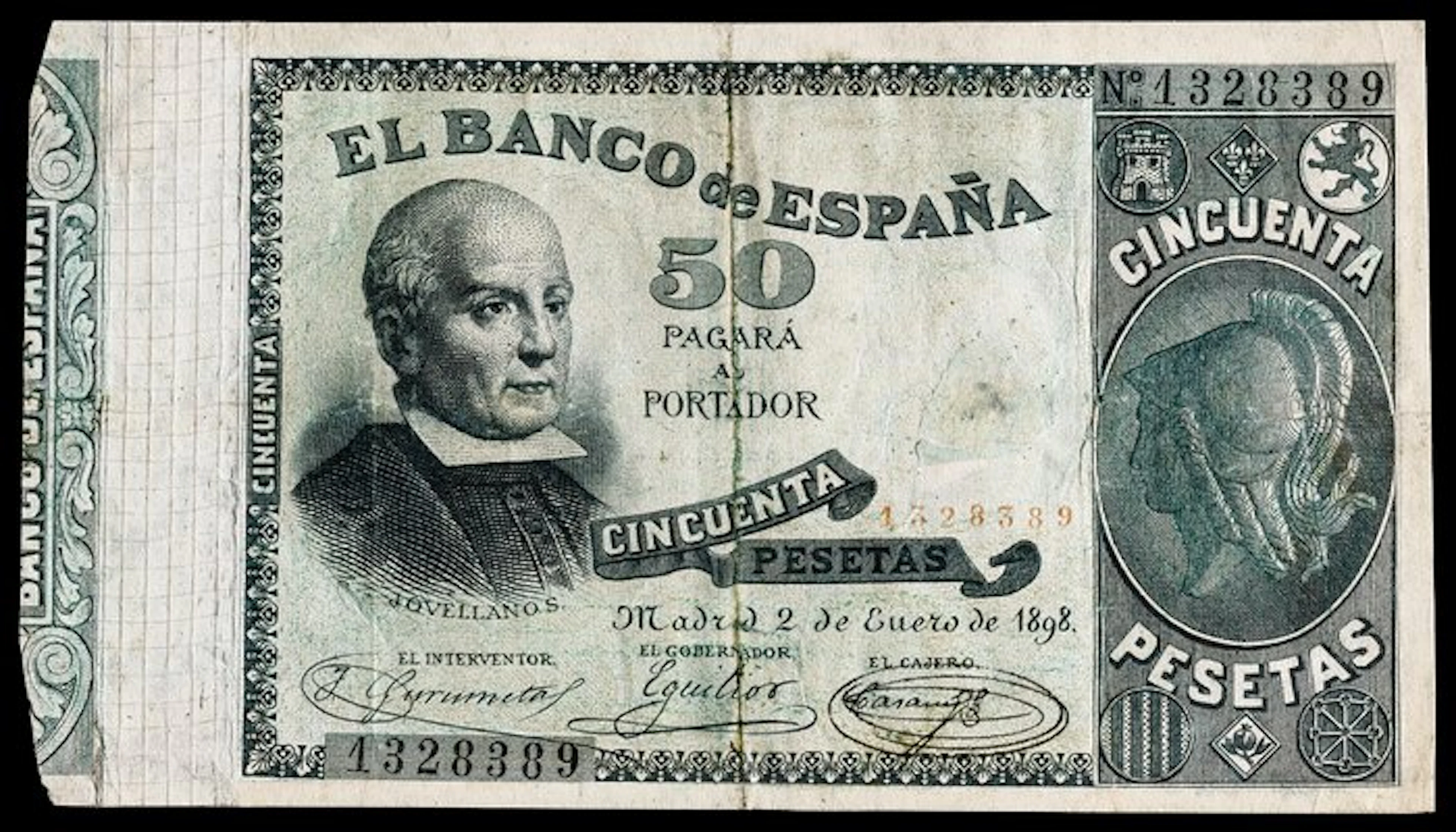 Spain. - 50 Pesetas - 1898 - Pick 47