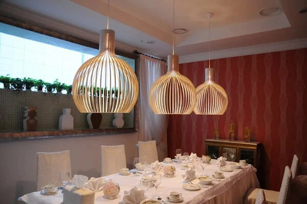 Secto Design - Seppo Koho - Hanging lamp - Octo 4240 - Wood - Birch
