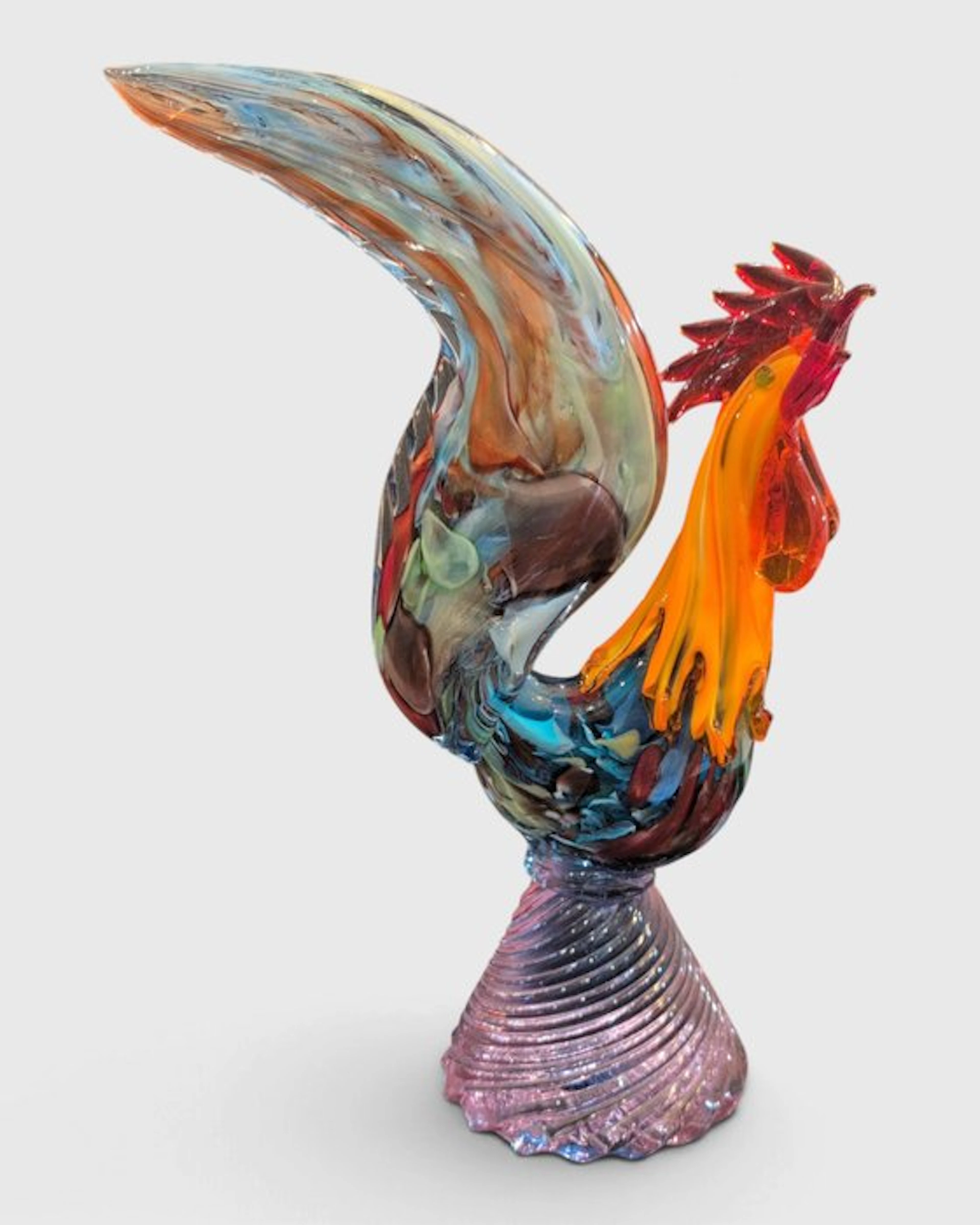 Statue, Gallo - 36 cm - Glass