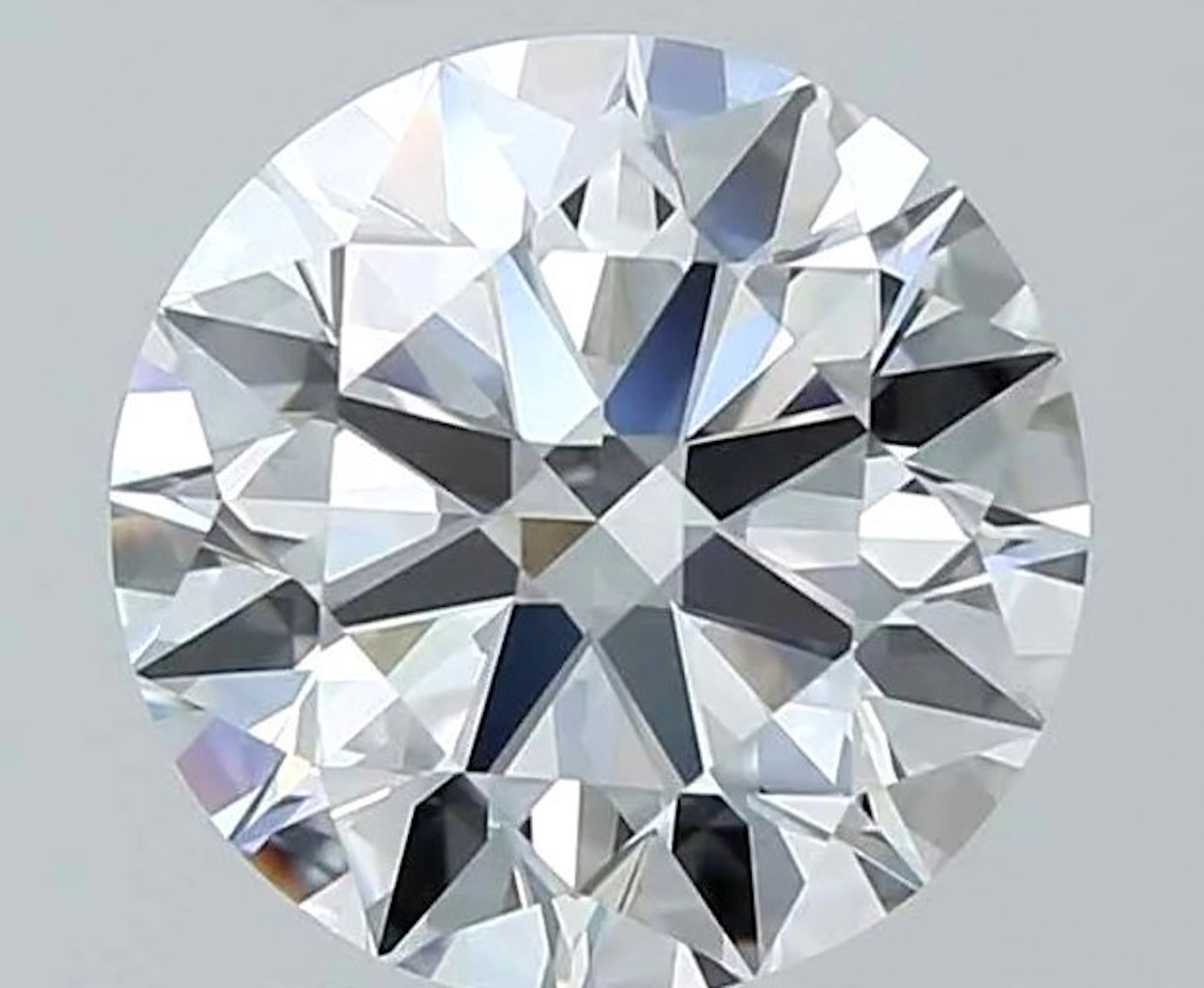1 pcs Diamond (Natural) - 2.11 ct - Round - D...