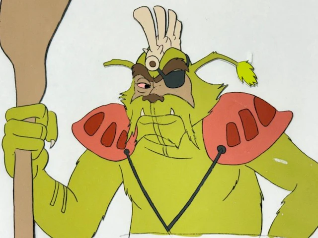 Nelvana & Lucasfilm - Original animation cel and drawing...