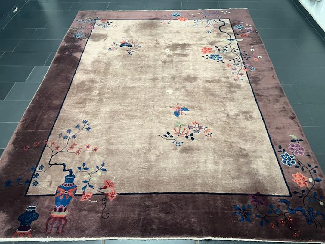 Antique Chinese Art Deco - Rug - 345 cm - 266 cm
