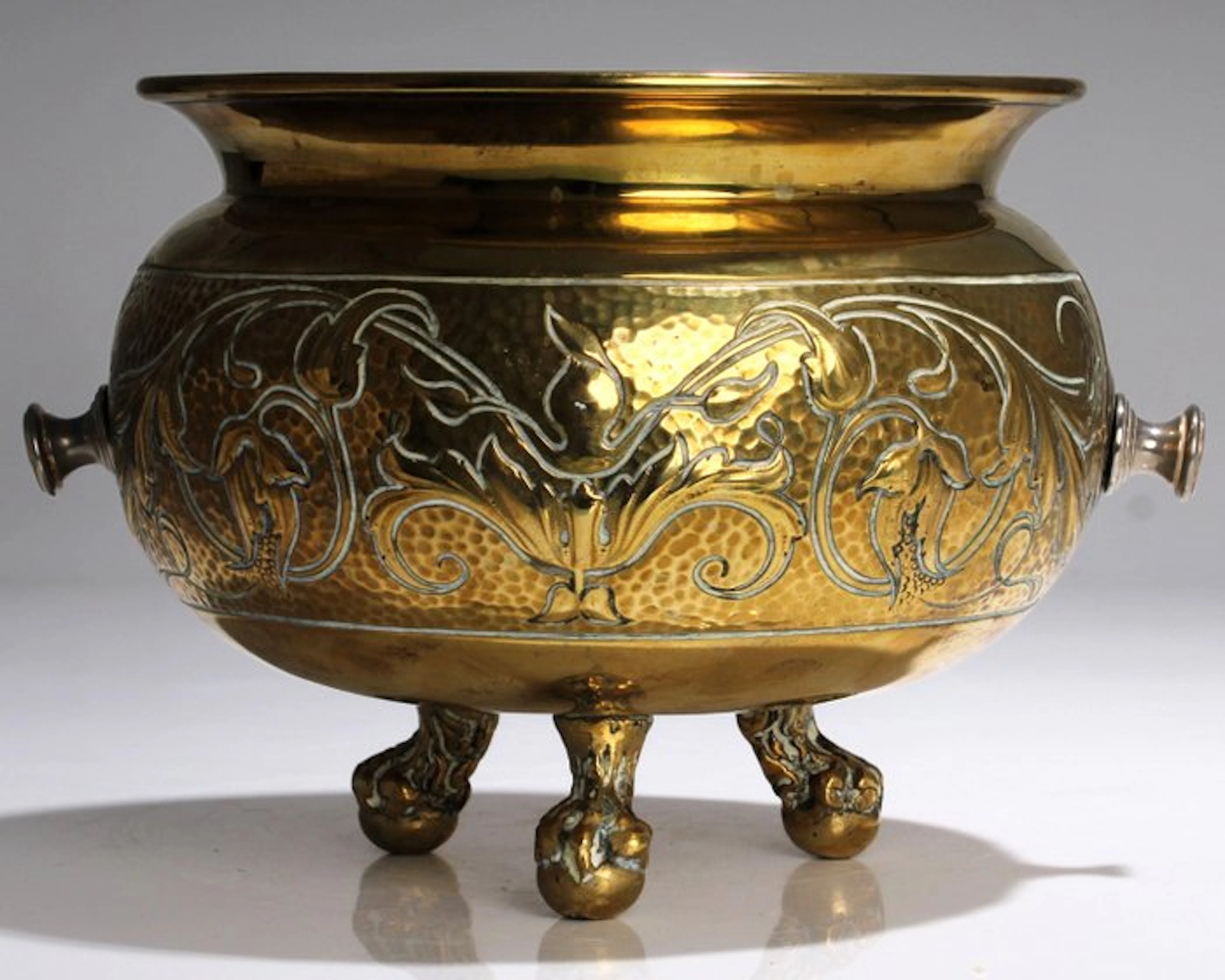 Mauquoy Dinant - Jardinière - Art Nouveau dinanderie...