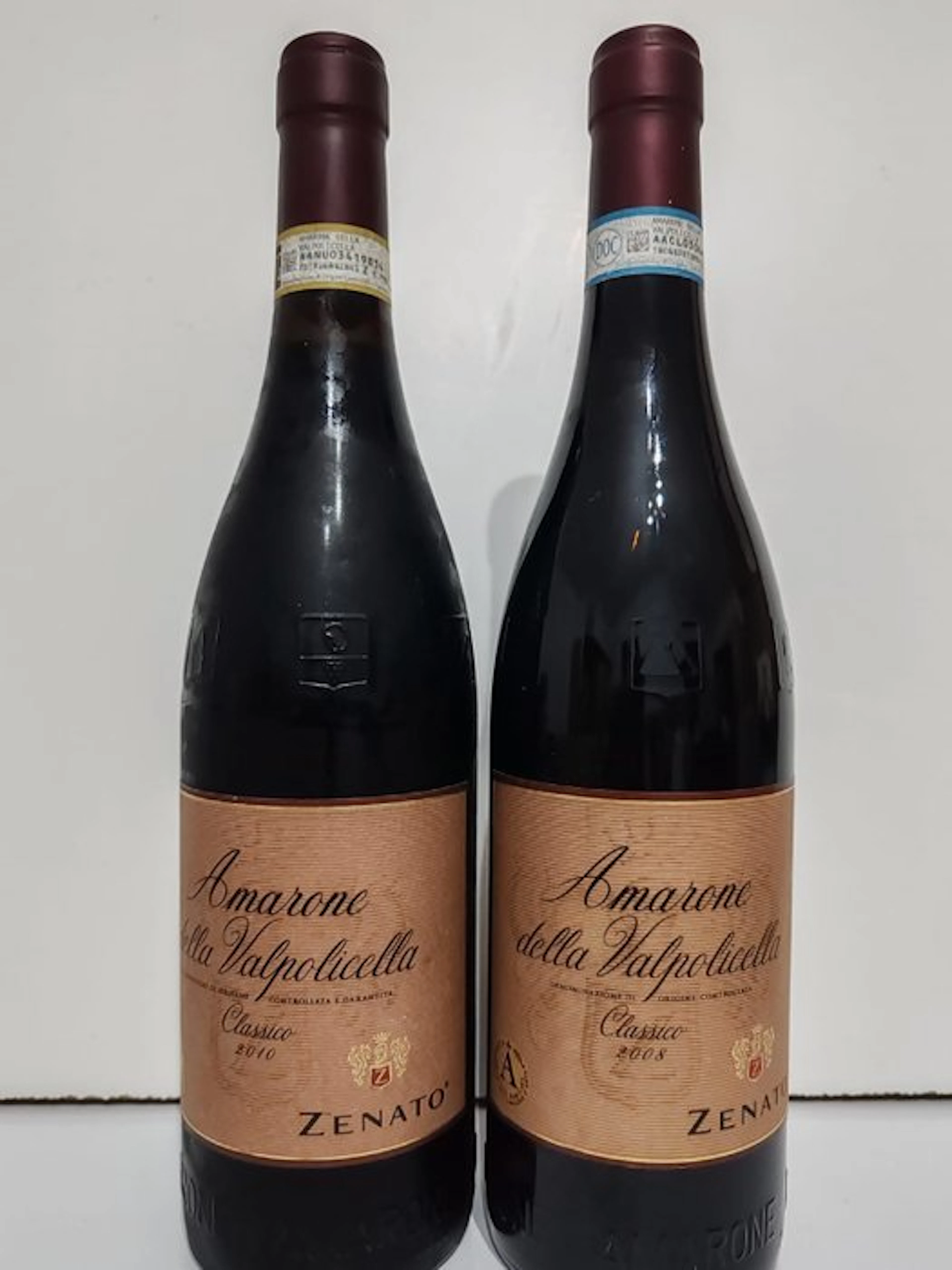 2008 & 2010 Zenato - Amarone della Valpolicella - 2 Bottles (0.75L)