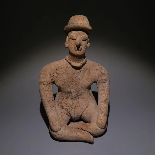 Colima, West Coast Terracotta Seated figure