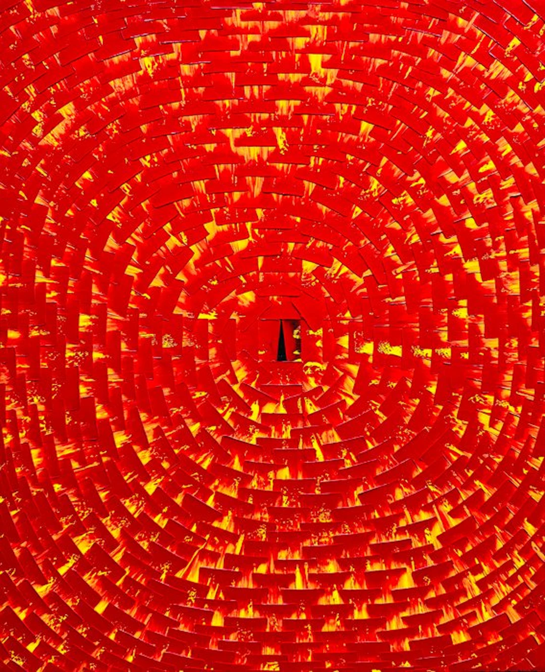 Aykaz Arzumanyan - Rose - 1125 - Abstraction géométrique